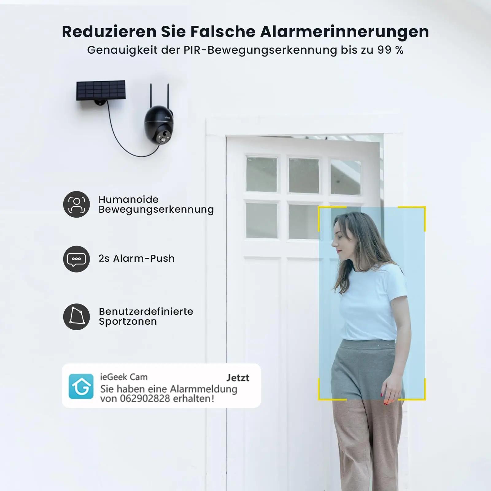 ieGeek välikorpus kaamera akuga — 5MP värviline ööfilm – lisavaade