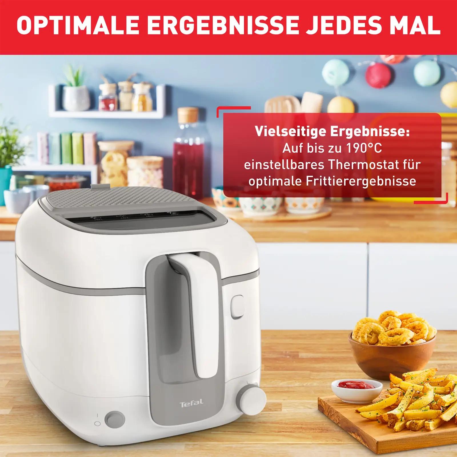 Tefal sügavfritüür Super Uno Access – kompaktne 2,2 l fritüür – pakend ja tarvikud