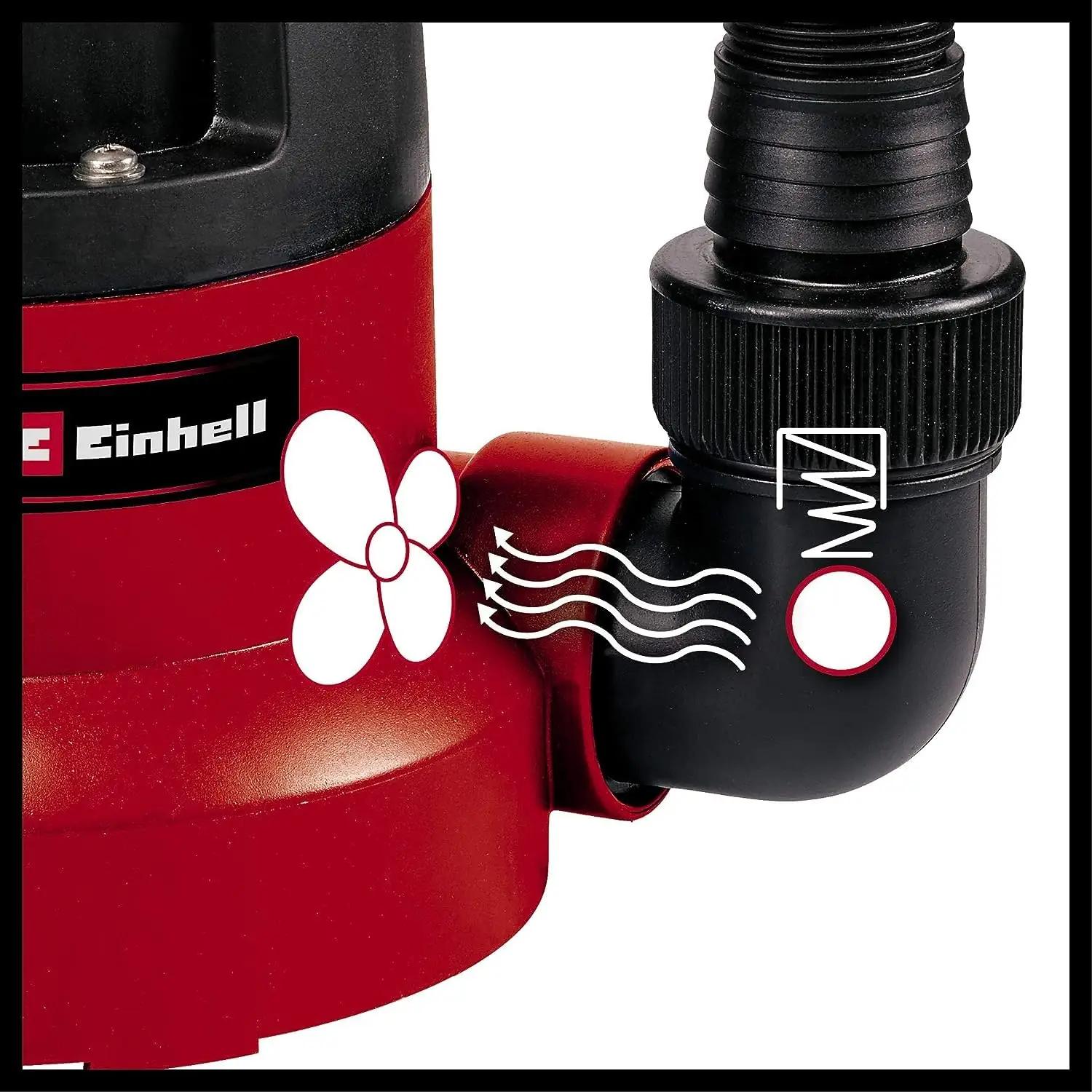 Einhell veepump 350 W — sobib madalale äravoolule ja aiakoduks – lisavaade