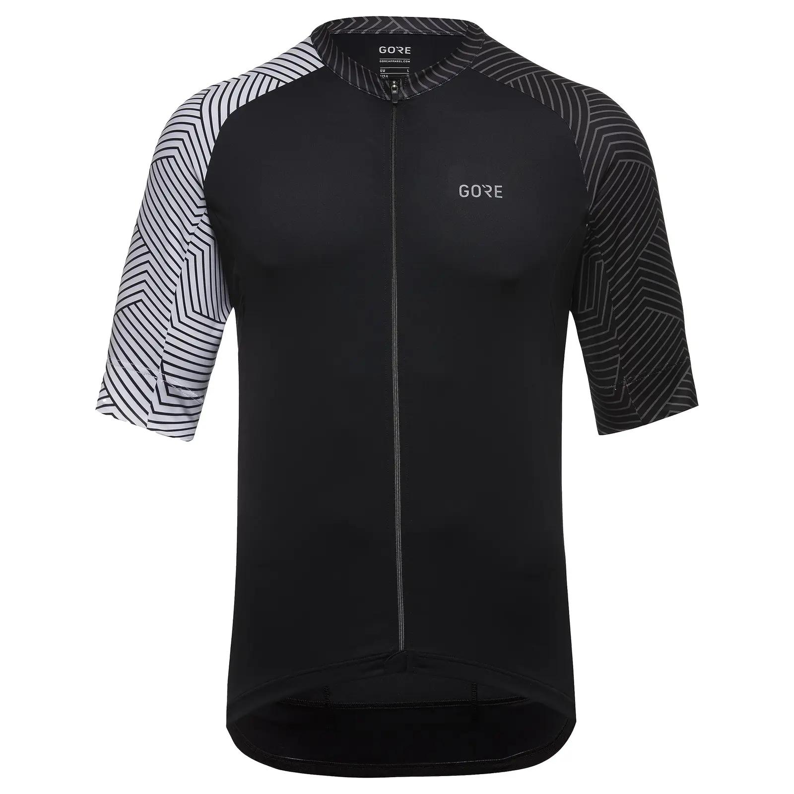 GORE WEAR vastupidav rattatrikot – hingav C5 must/valge L