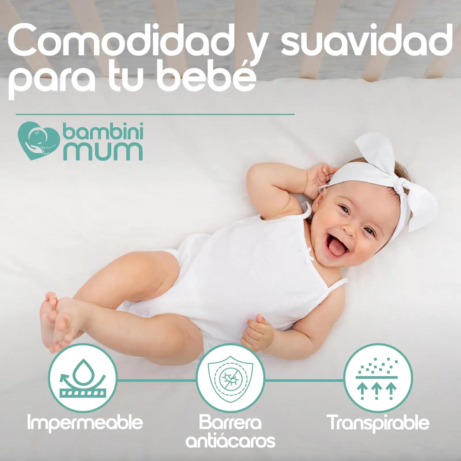 bambini Mum beebimadratsi kaitse 2tk 60×120 cm – lisavaade