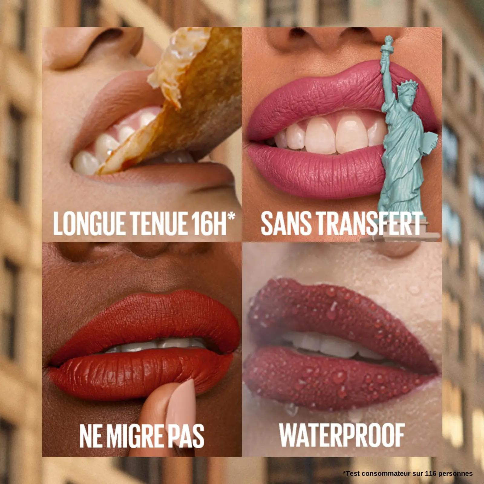 MAYBELLINE vedelad huulepulgad 6-s toonis – kauakestev komplekt – lisavaade