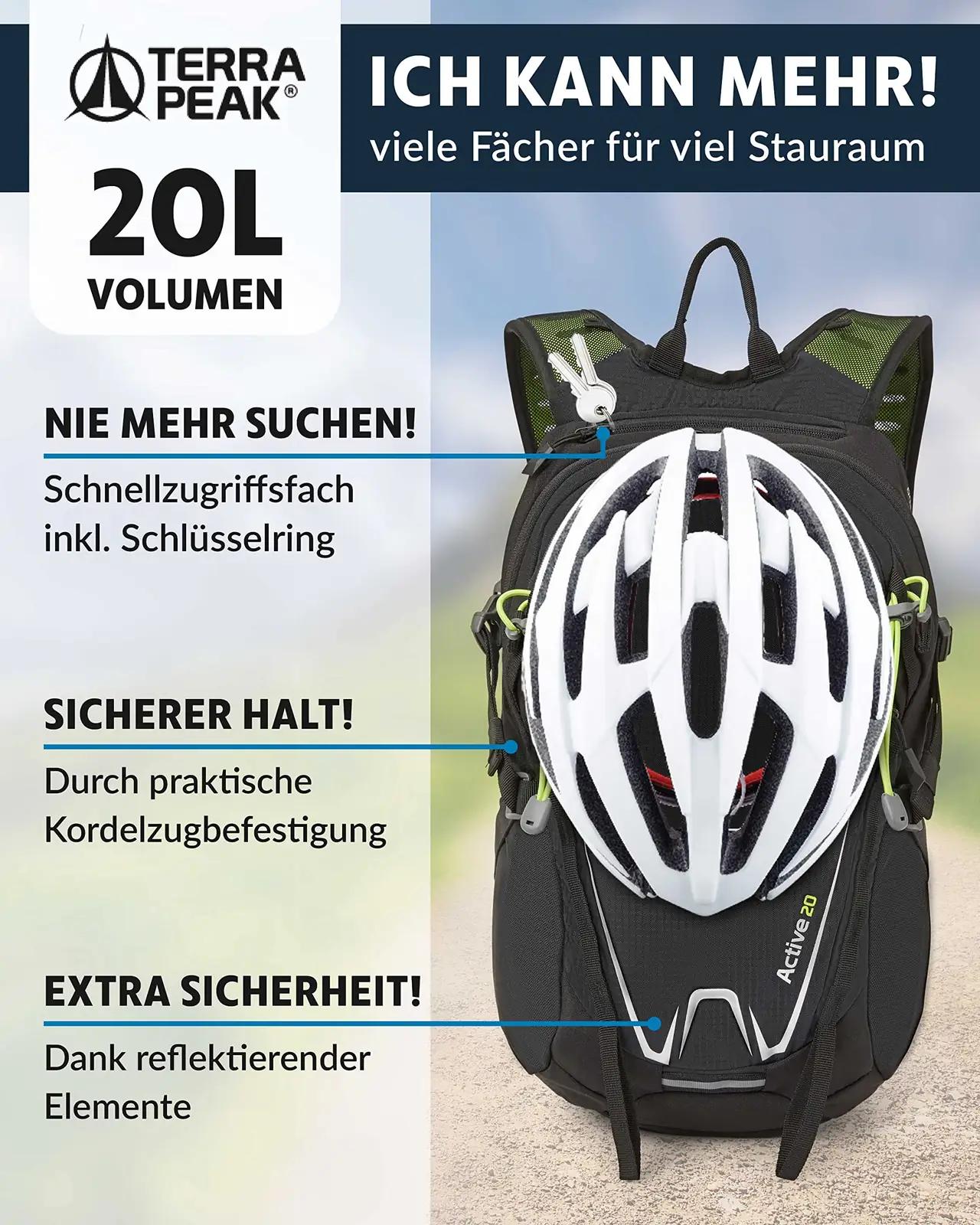 Terra Peak kerge 20L matkakott — veekindel ja ergonoomiline – pakend ja tarvikud