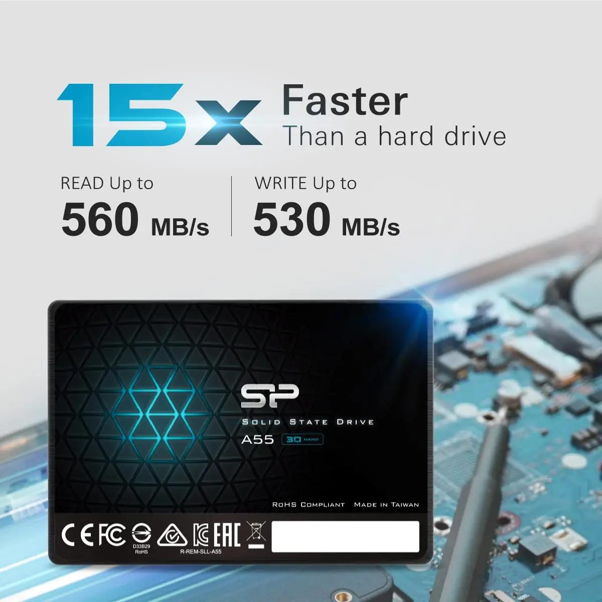 SP Silicon Power 512GB SSD — kiire ja vastupidav lisamälu – detailne vaade
