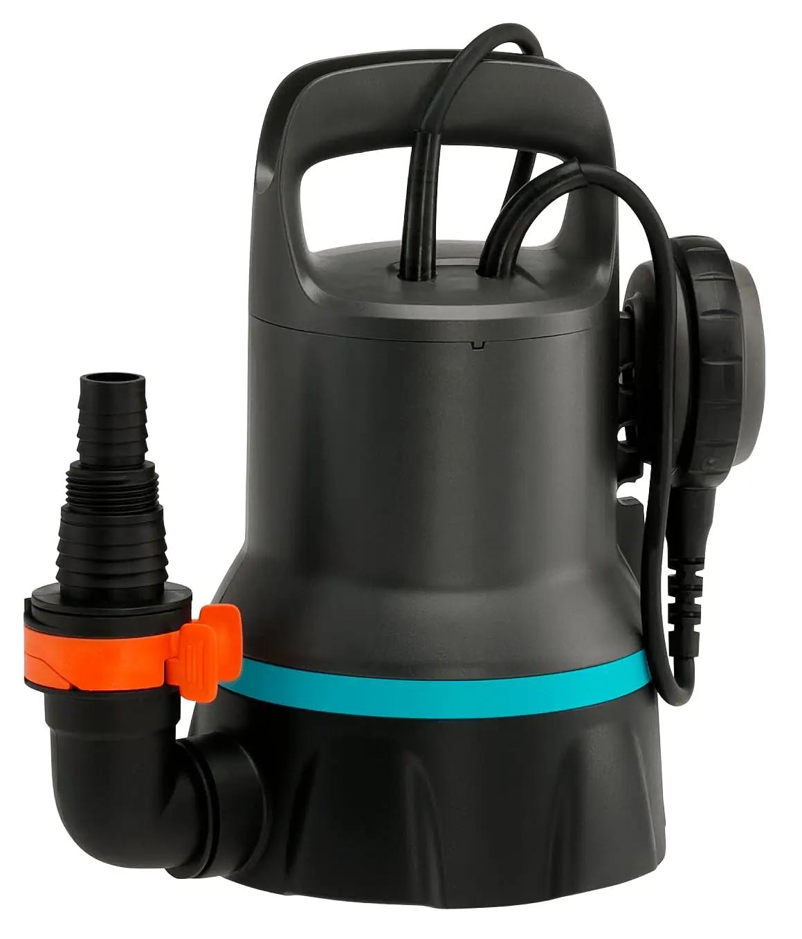 Gardena roostevaba tõrjevoolu veepump – 9 000 l/h 300 W – pakend ja tarvikud