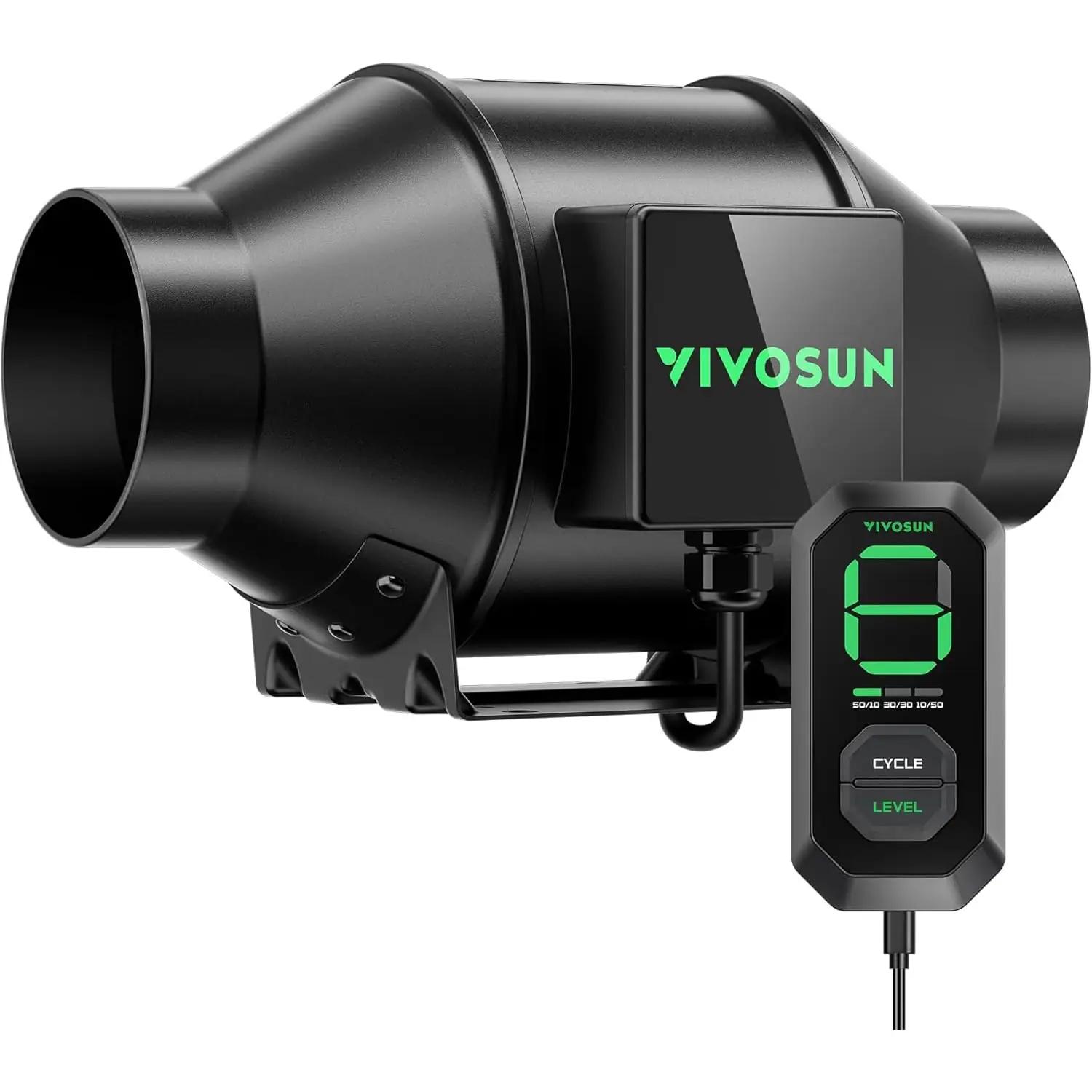 VIVOSUN AeroZesh G4 100 mm toruföön – tugev köetav jahutus