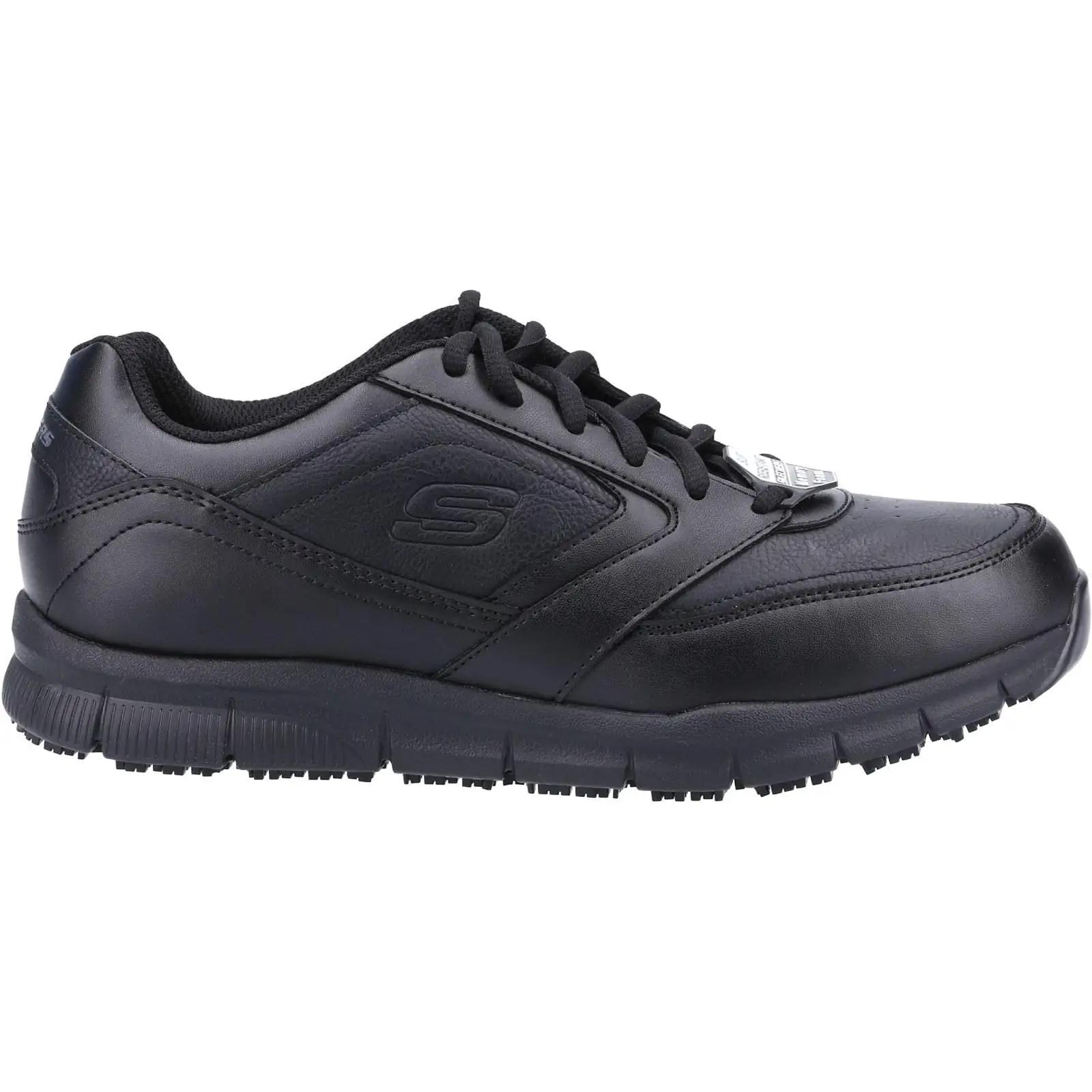 Skechers mustad töösaapad nylonist — vastupidav ja mugav – lisavaade