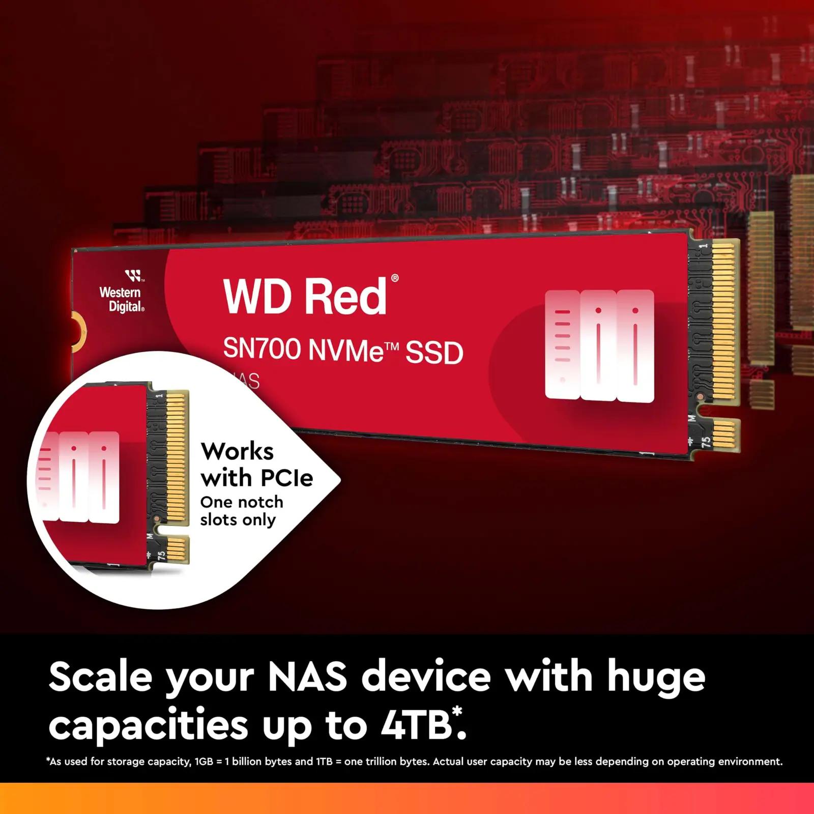 Western Digital WD Red — kiire 1TB NVMe SSD NAS‑kasutuseks – pilt 6