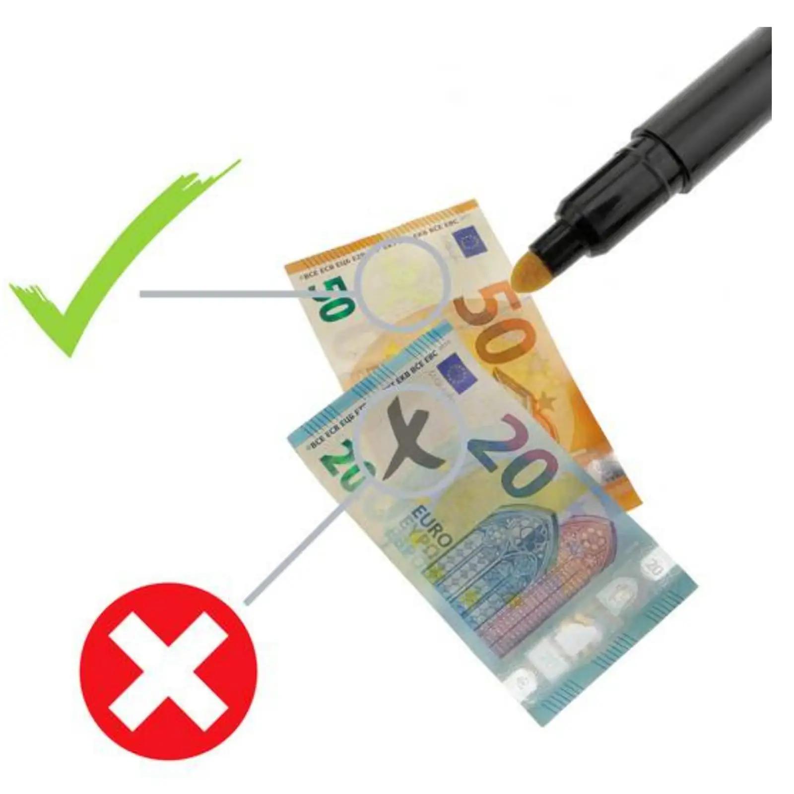 Fortoo püsiv markerite komplekt raha kontrolliks — praktiline – kasutusnäide