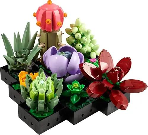 LEGO dekoratiivne sukkulendi komplekt — püsiv kodukaunistus – pilt 9
