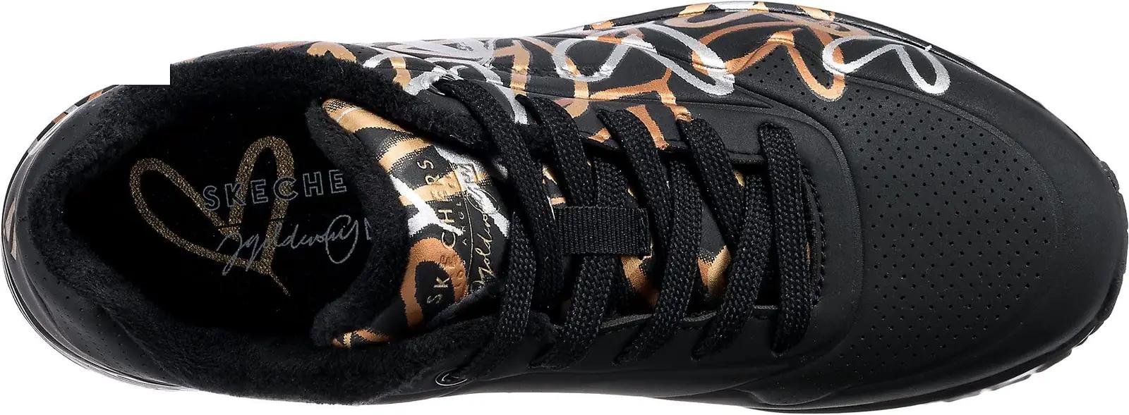 Skechers metallik südamekujuline vabaajajalats — mugav ja stiilne – pilt 6