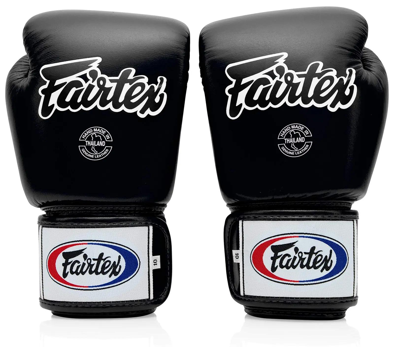 Fairtex nahast Muay Thai poksikindad 16 oz – kasutusnäide