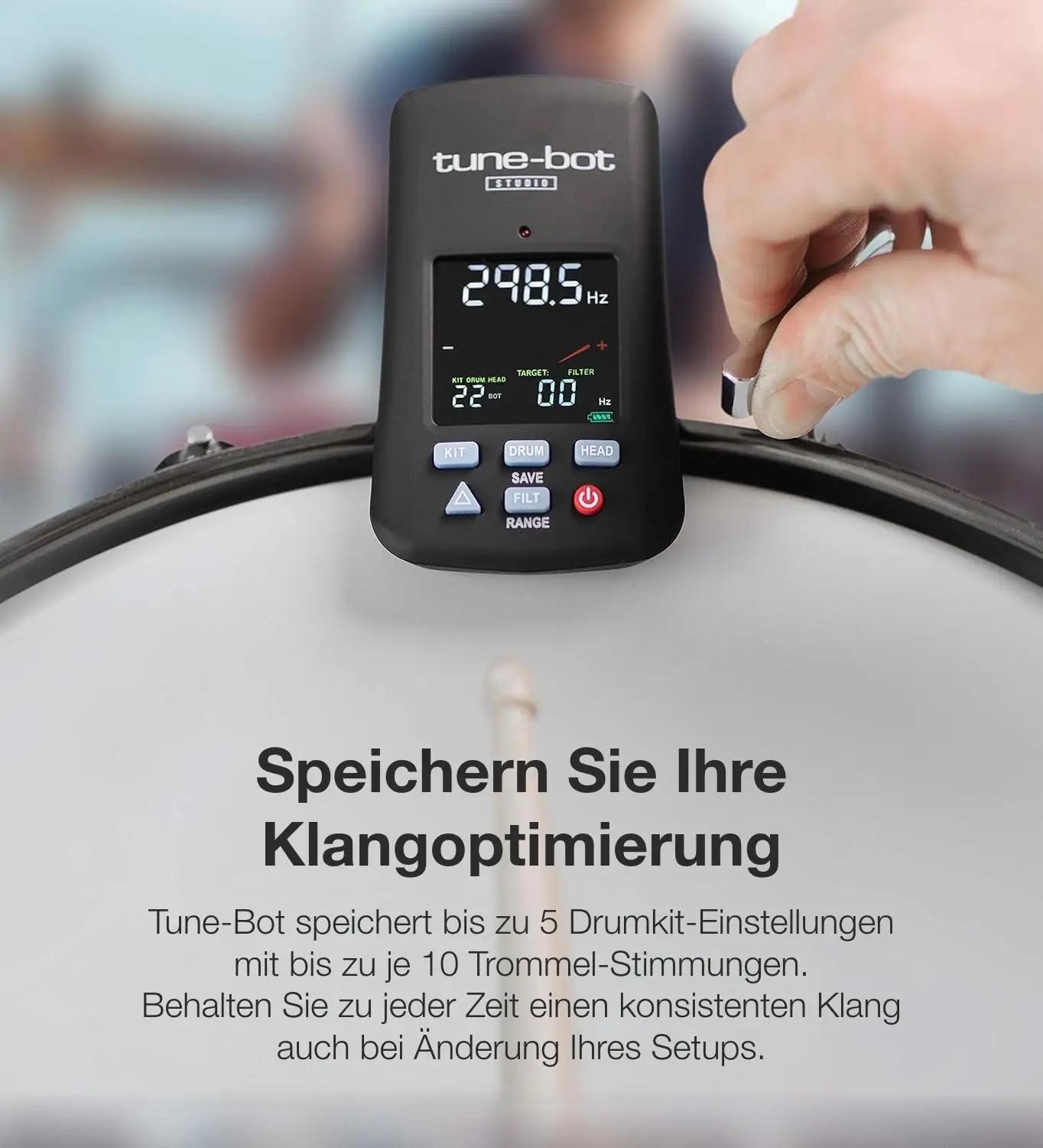 tune-bot drum tuner — täpne trummide häälestaja praktilise kotiga – pilt 9