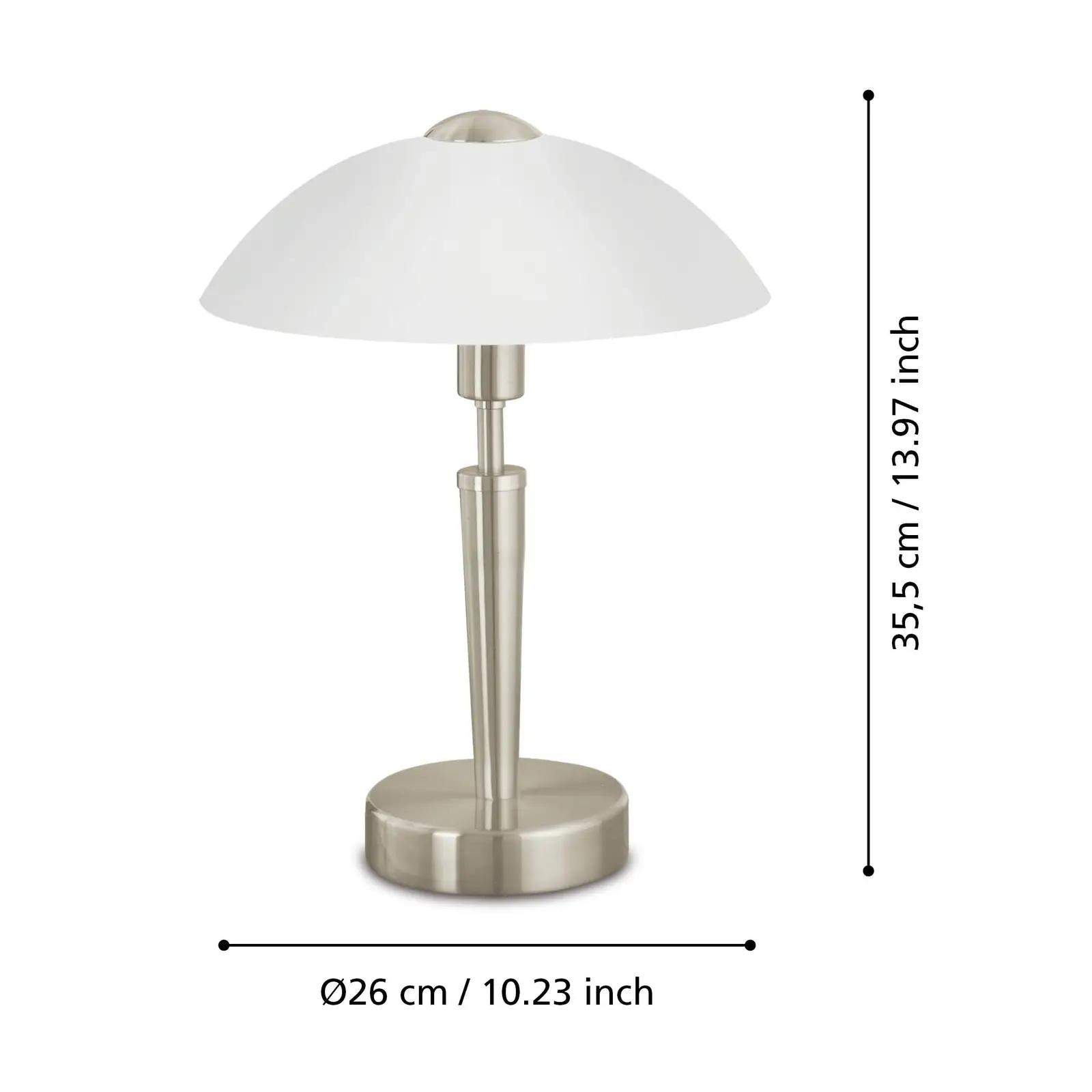 EGLO lauavalgusti niklitatud metallist elegantne lamp – pakend ja tarvikud