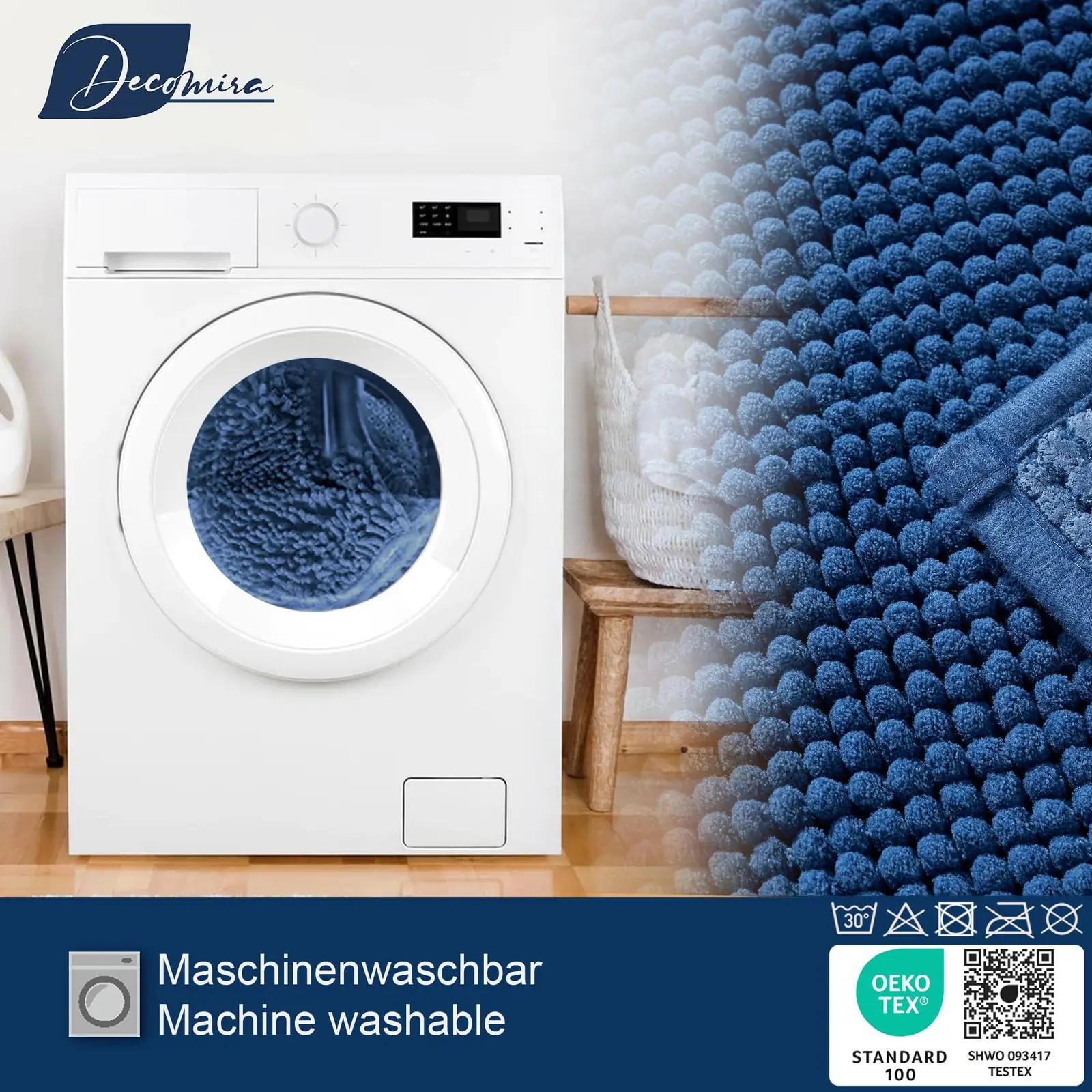 Decomira pehme chenille vannimati komplekt — libisemiskindel – pilt 7