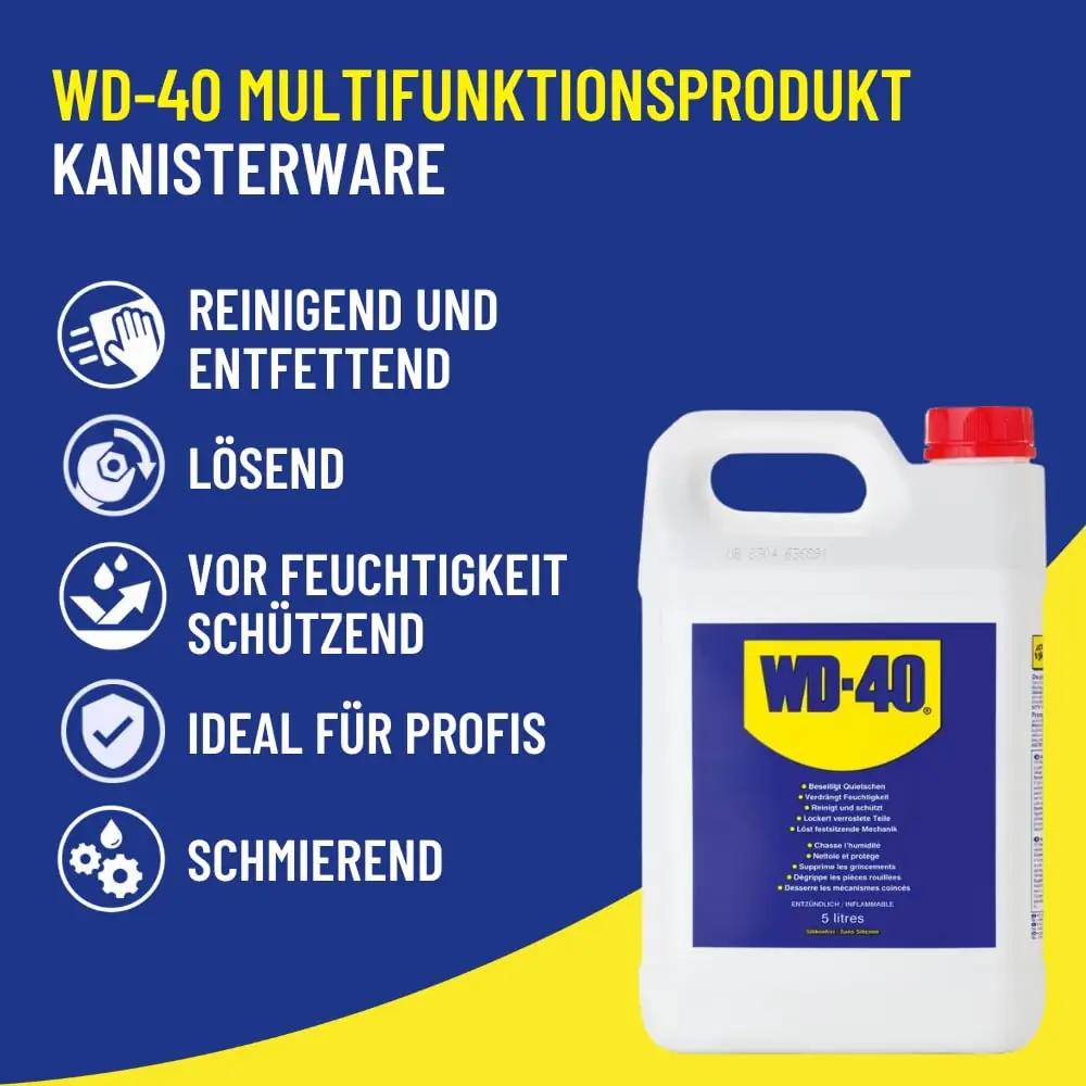 WD-40 metallkanister 5 L – tõhus kaitse ja hooldus – detailne vaade