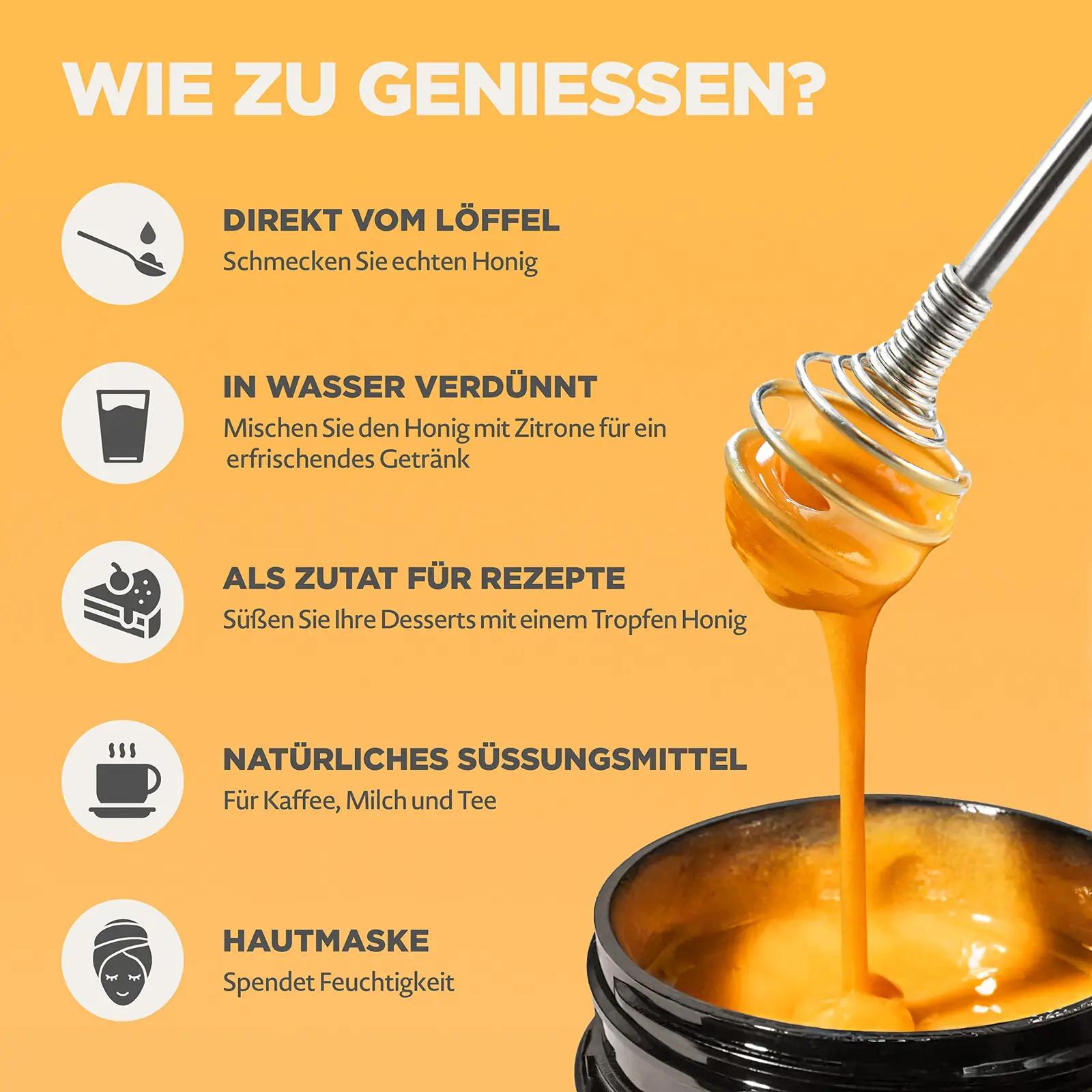 NaturalePiù Manuka-mesi 500+ MGO — looduslik kaitse ja toetus – lisavaade