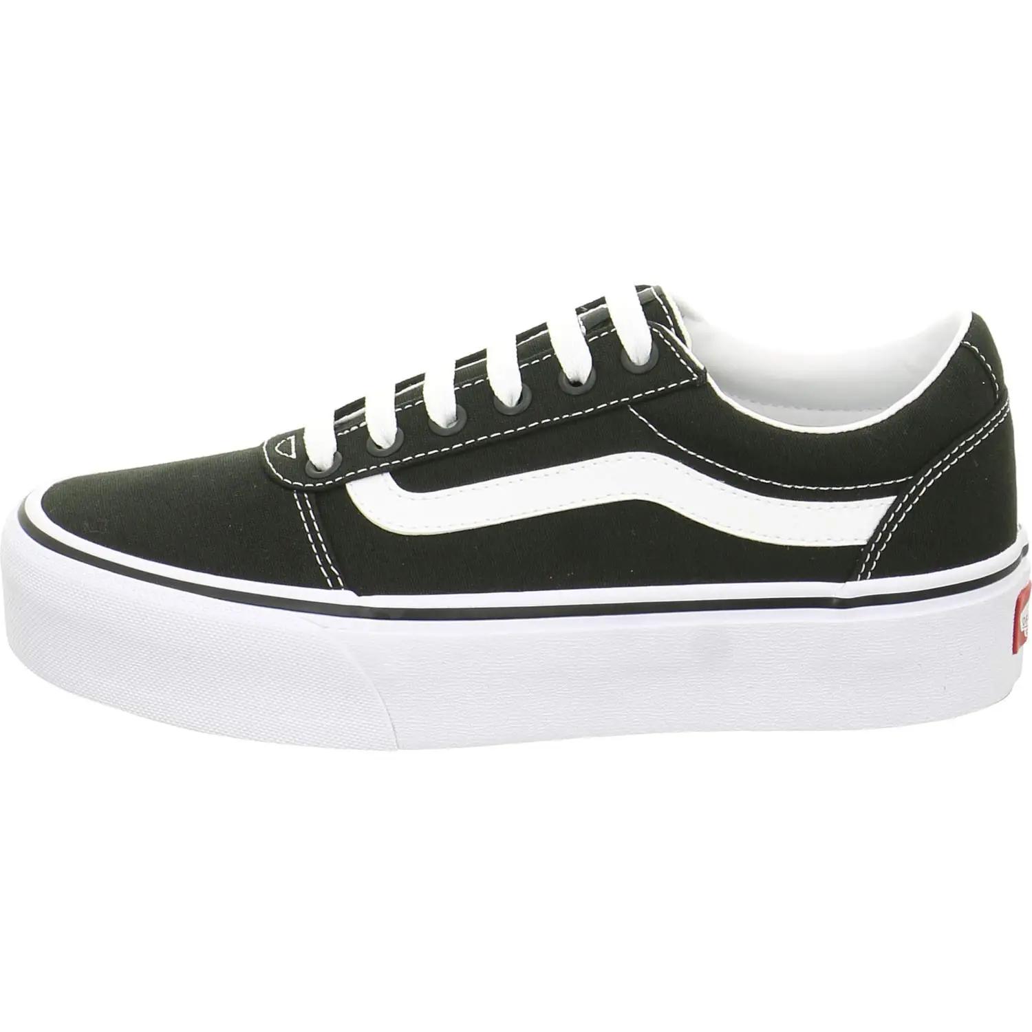 Vans platvormjalatsid kangast ülaosaga — mugav ja stiilne – lisavaade