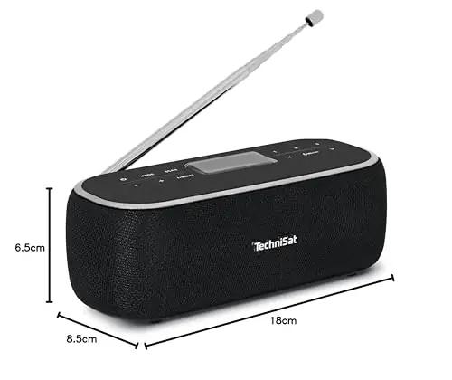 TechniSat DAB+ kaasaskantav Bluetooth-kõlar — pikk akuiga ja – pilt 7