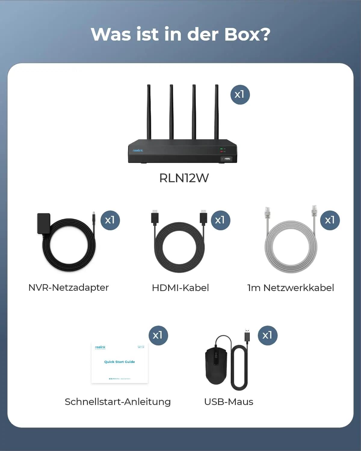 Reolink 12-kanaliline Wi‑Fi NVR — 2TB salvestus ja koduvalve – pilt 9