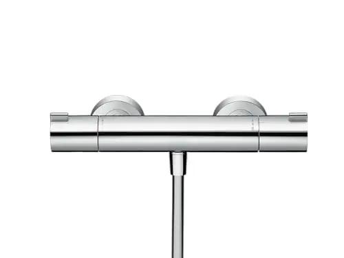 hansgrohe termostaadiga dušisegisti — ohutu ja vastupidav kroom – detailne vaade