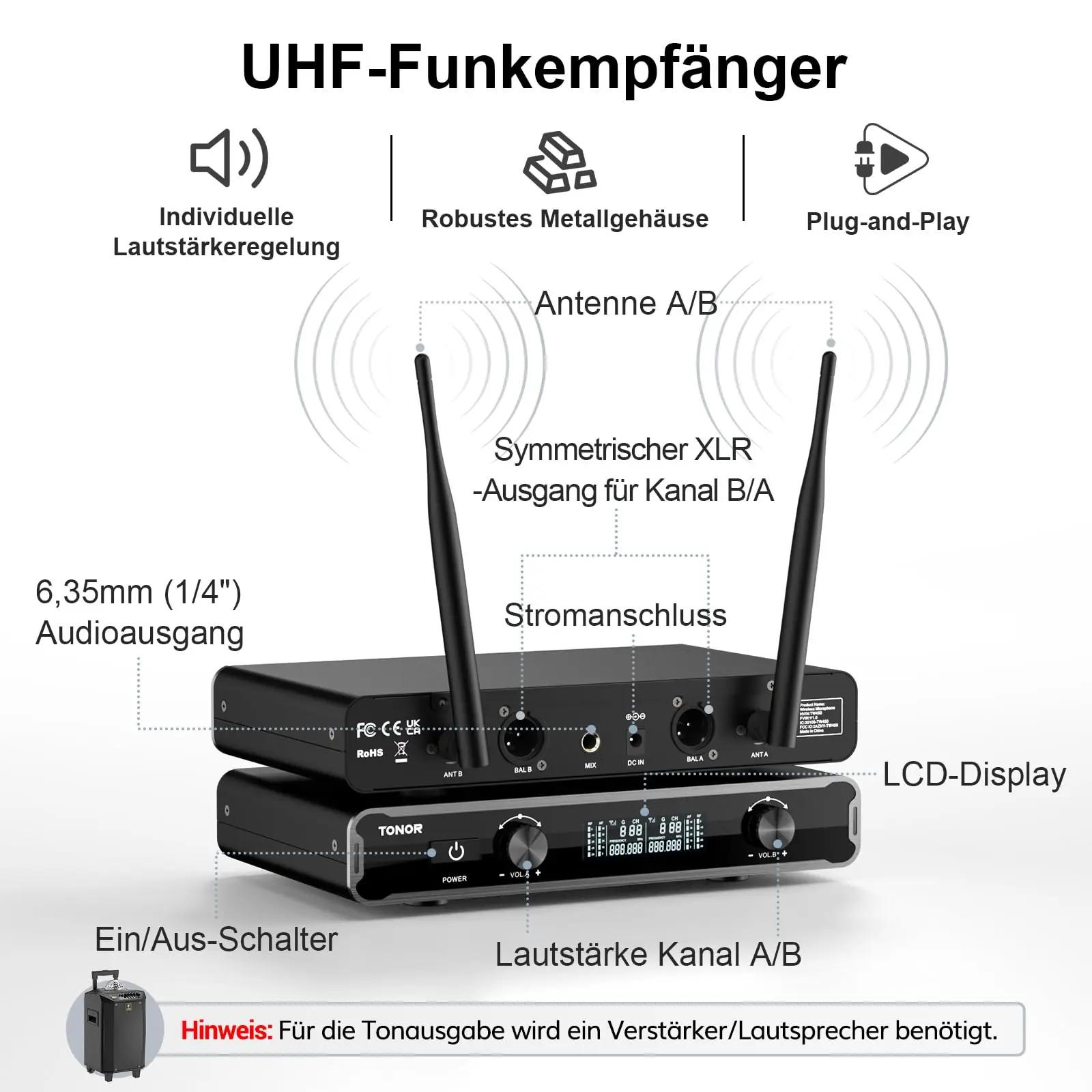 TONOR 30108-TW450 muusikariistad ja dj-varustus – detailne lähivaade