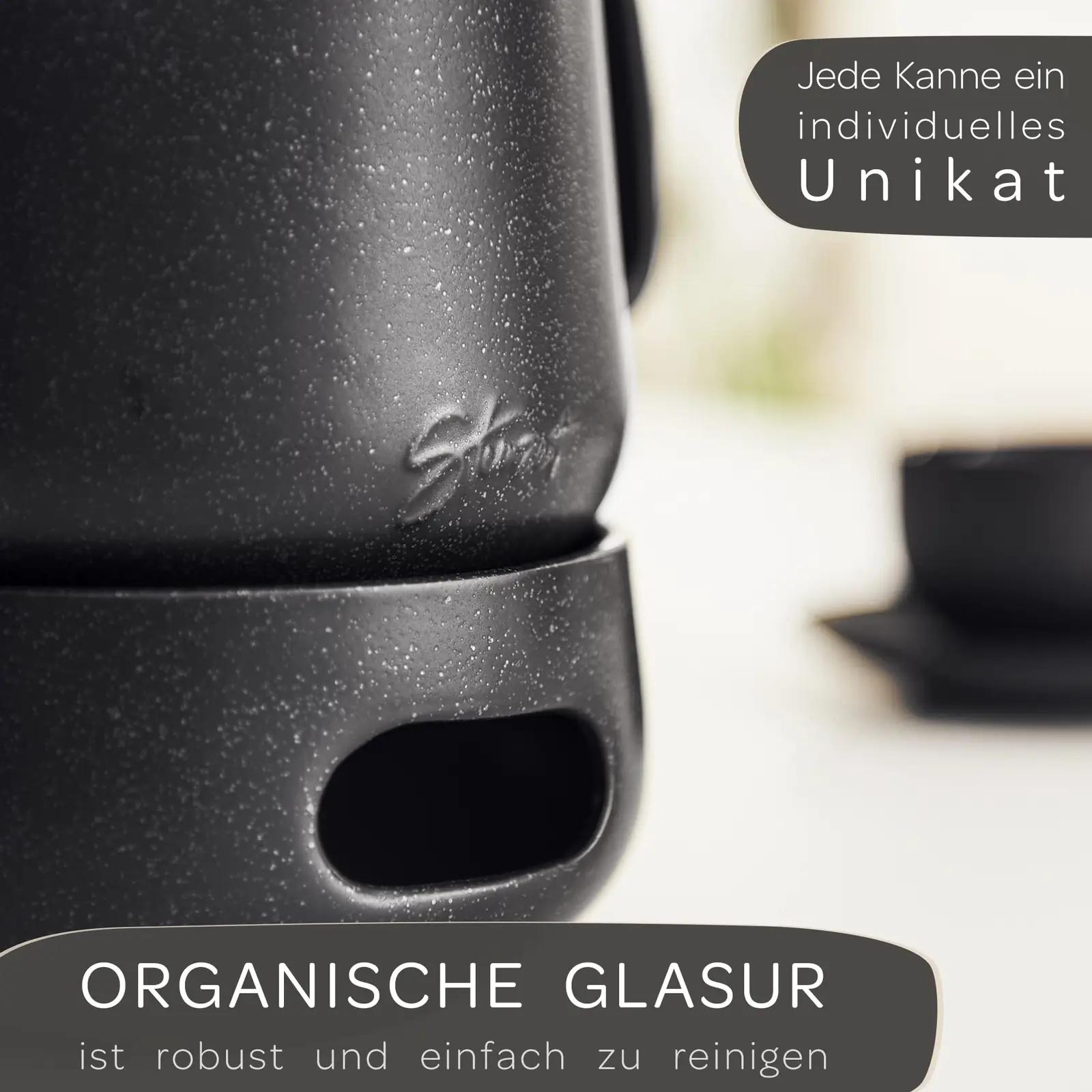 Steinzeit keraamiline teekann 1,3 l koos stövcheniga – lisavaade