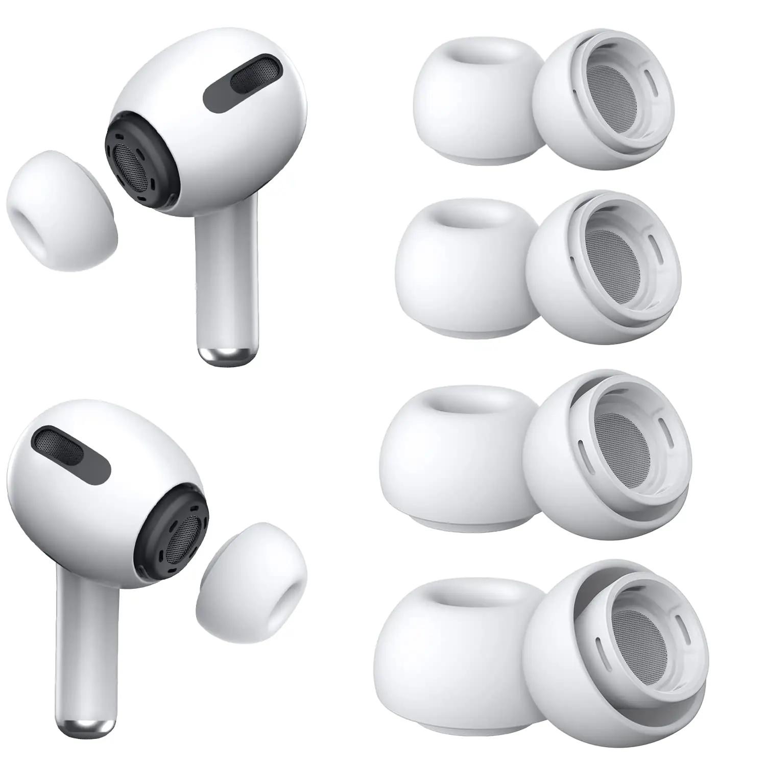 YUWAKAYI pehmed silikoonkõrvaninad AirPods Pro jaoks