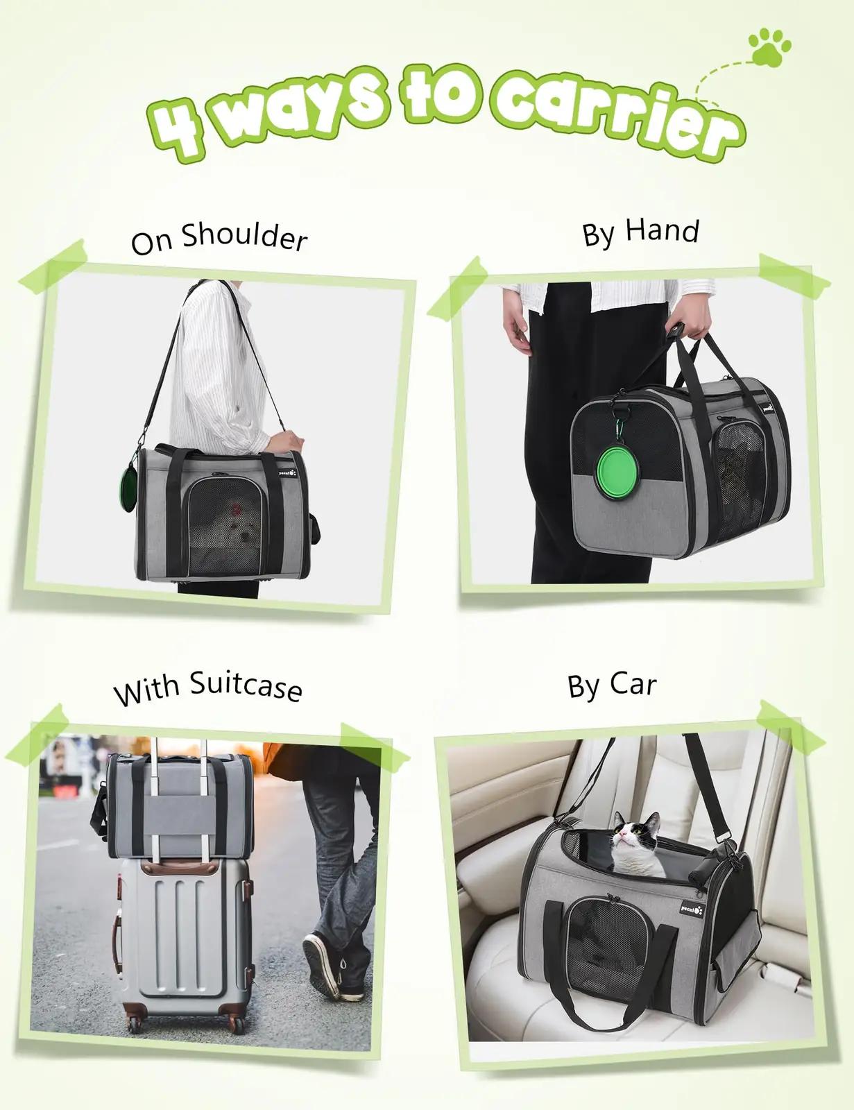 Pecute PVC-kassikandekott pehmendusega — mugav transport – pilt 8