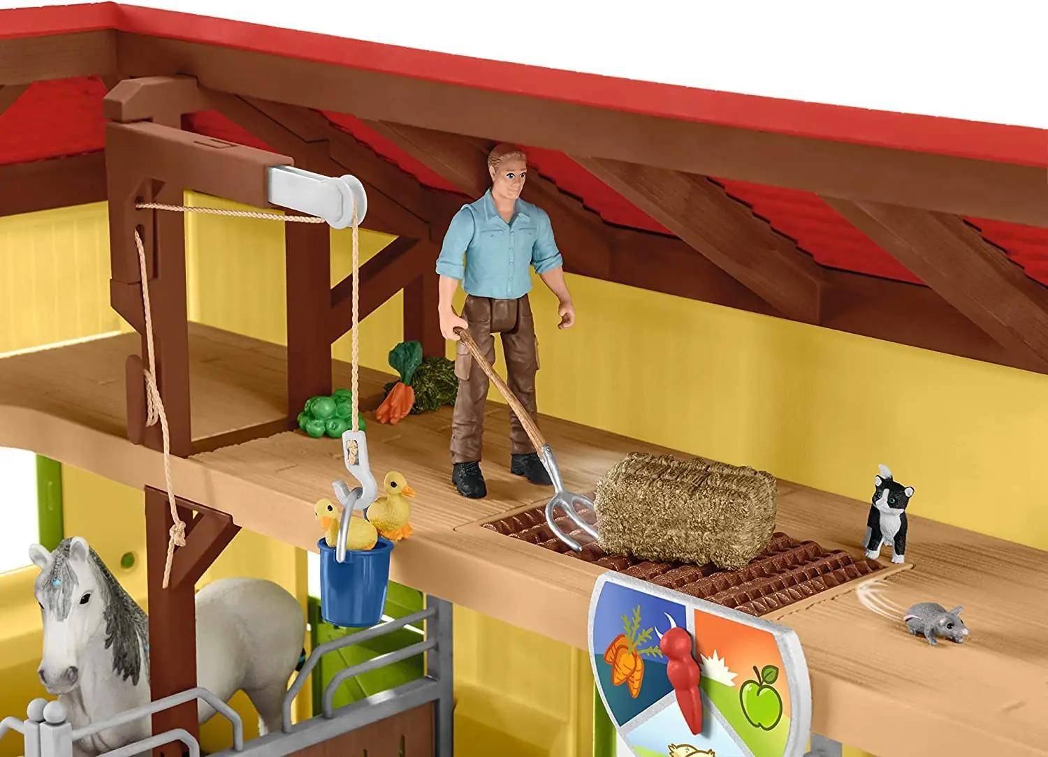 SCHLEICH mängukomplekt – realistlik hobusetall lastele – pilt 10