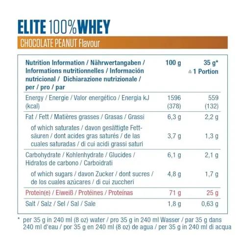 Dymatize kõrgevalgu šokolaadi-maapähkel 2170g – madal suhkur – pilt 7