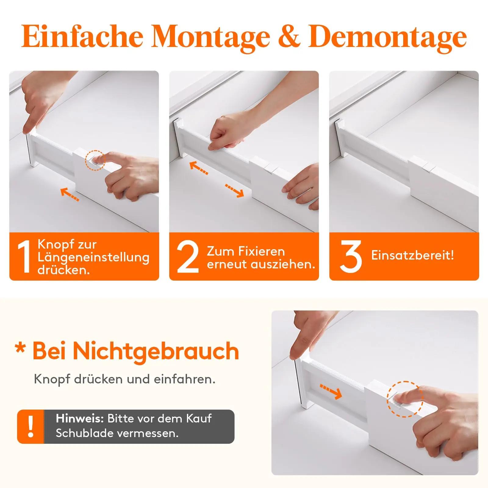 Lifewit plastist reguleeritav sahtliorganisaator – pilt 6