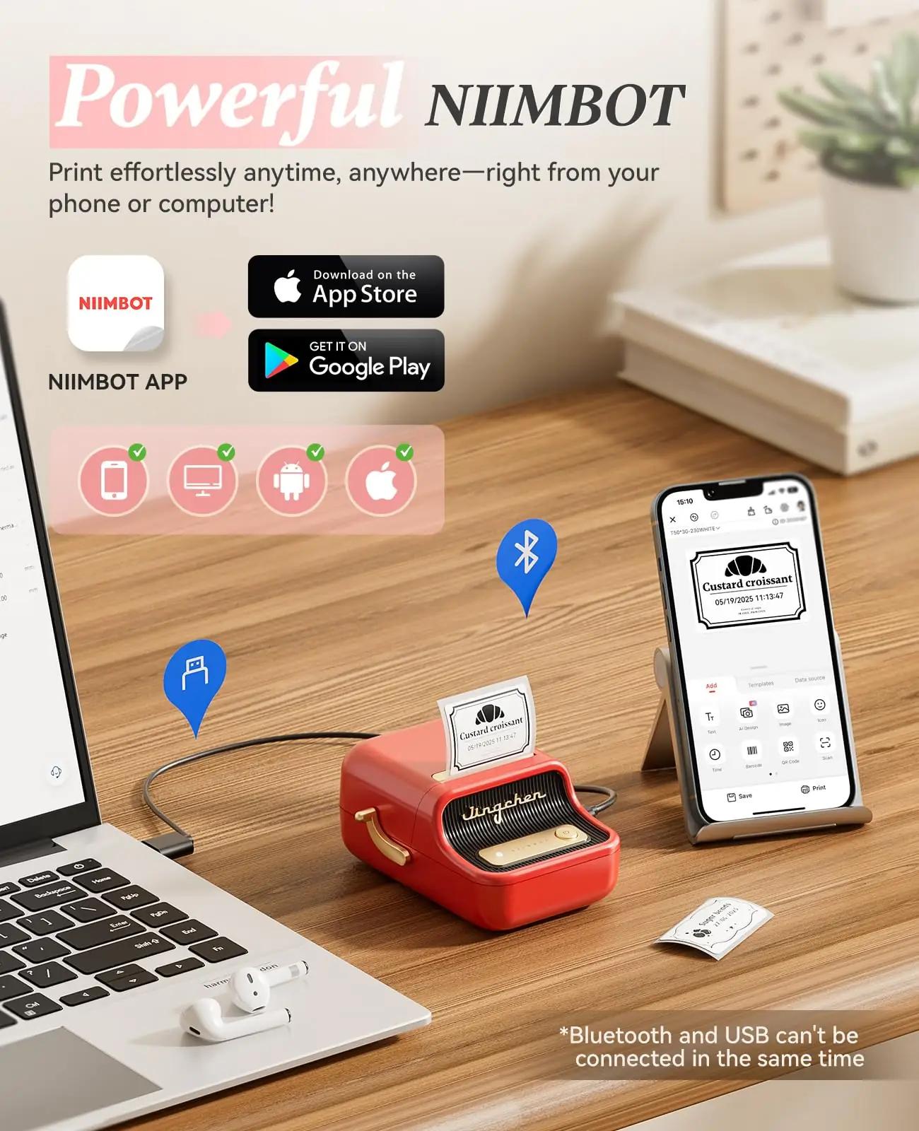 NIIMBOT praktiline termopritsiga etikettide printer — – pilt 7