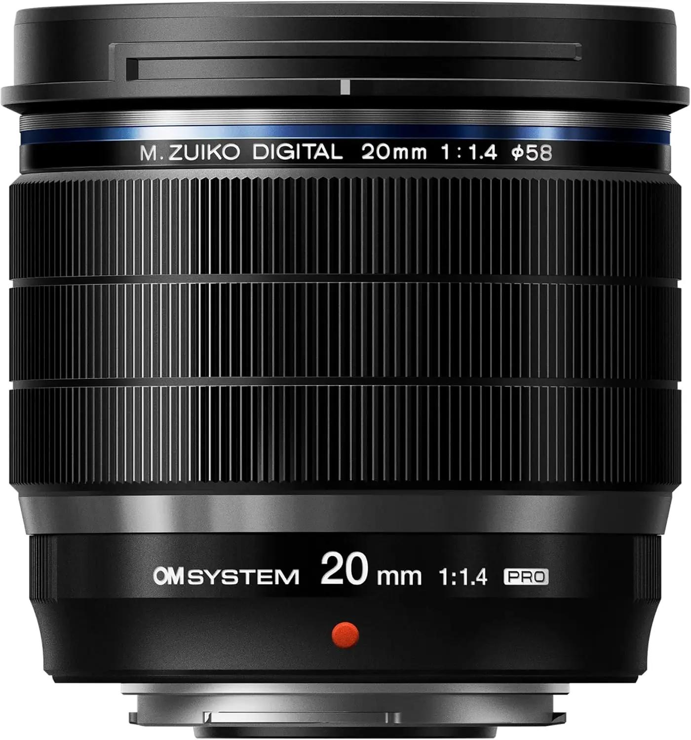 OM SYSTEM professionaalne 20mm F1.4 objektiiv — valgusjõuline ja – lisavaade