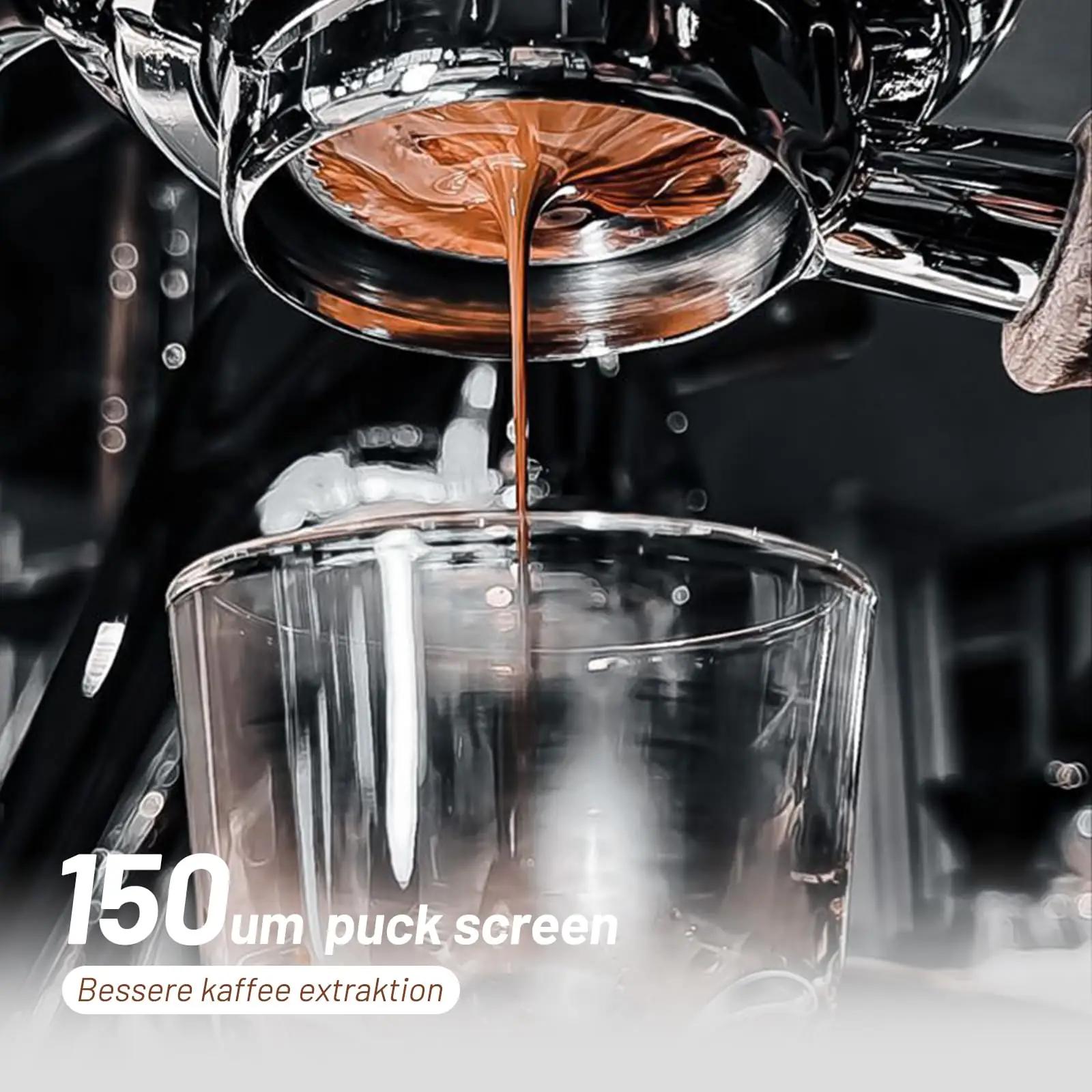 NOTSEK roostevaba 51 mm espresso-puck для stabiilseks tõmbeks – pilt 7