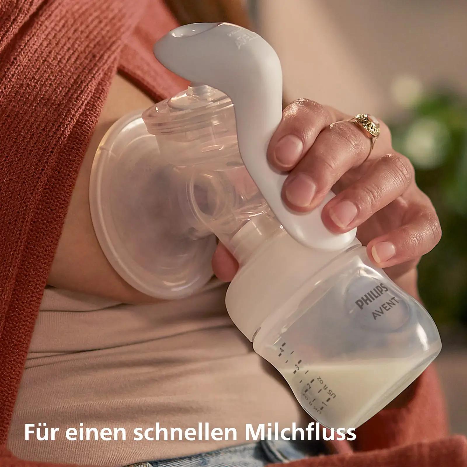 Philips käsipiimapump ja kingituseseade – BPA-vaba komplekt – kasutusnäide