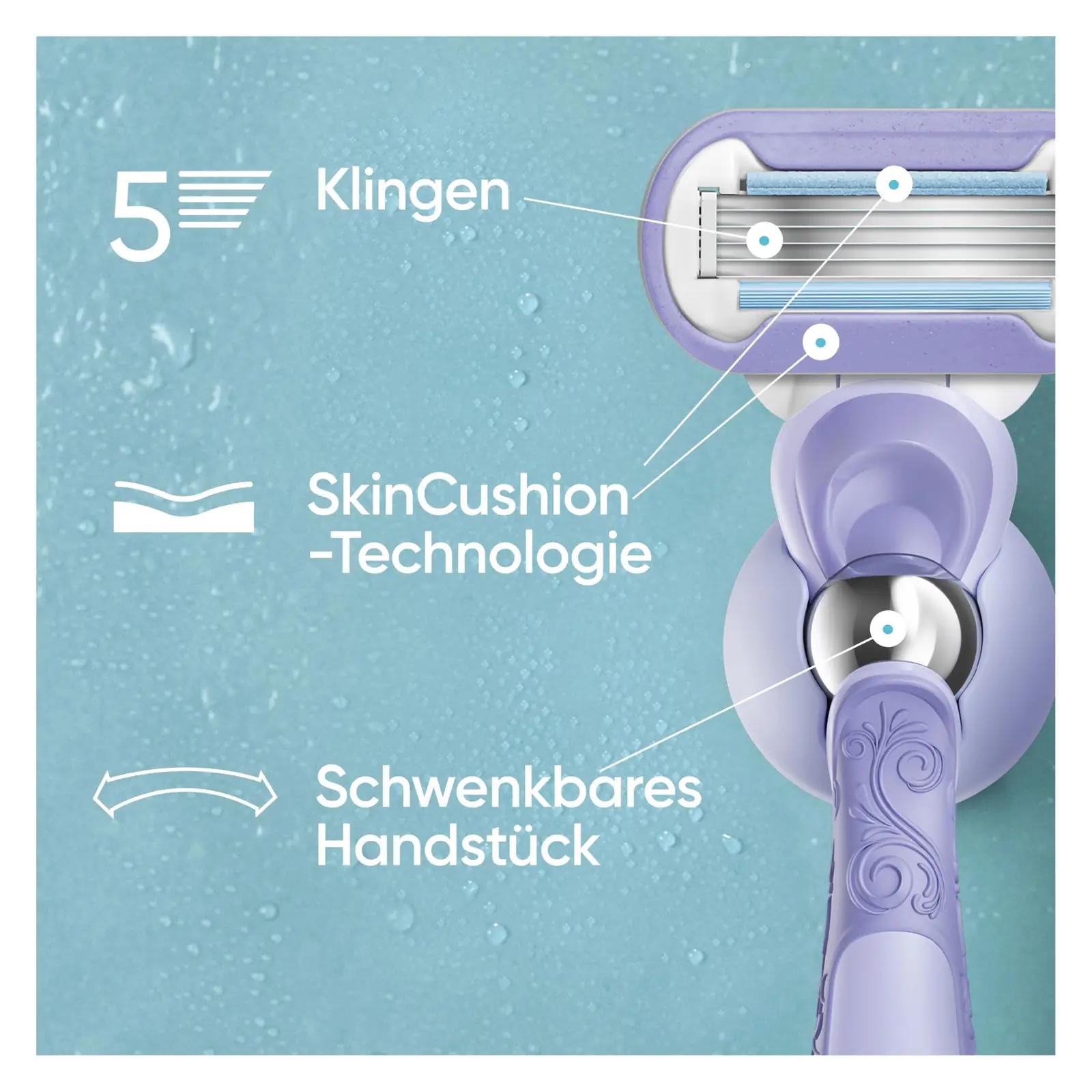 Gillette Venus sile raseerimine — 10 vahetateraga komplekt – kasutusnäide
