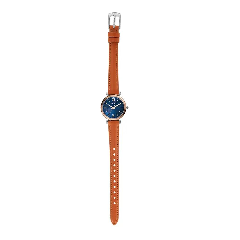 Fossil nahkrihmaga naistekäekell — elegantne Carlie Mini – pilt 6