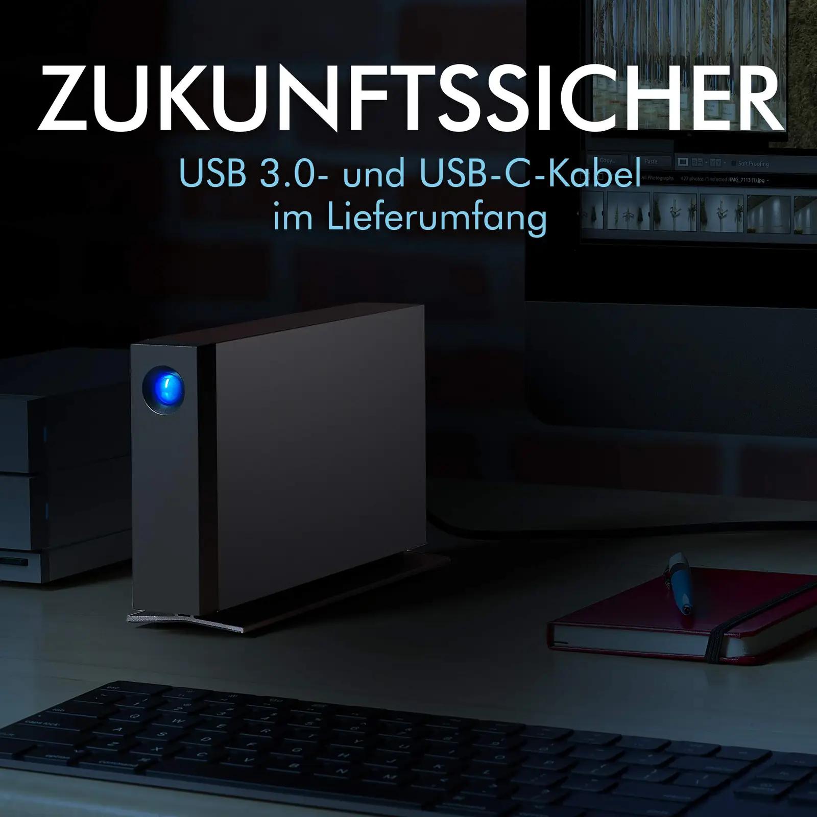 LaCie d2 Professional 8TB must väline kõvaketas – lisavaade
