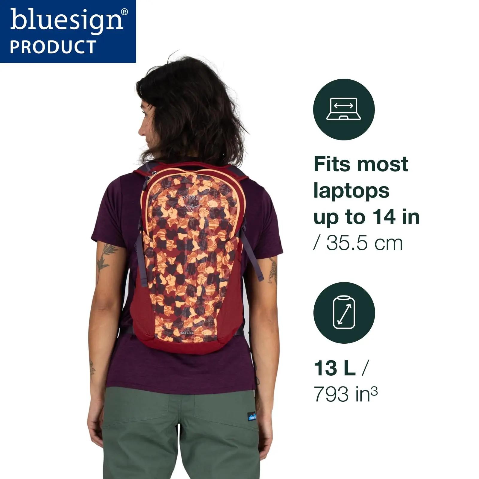 Osprey mugav ja kerge matkakott — 13L must unisex – detailne vaade