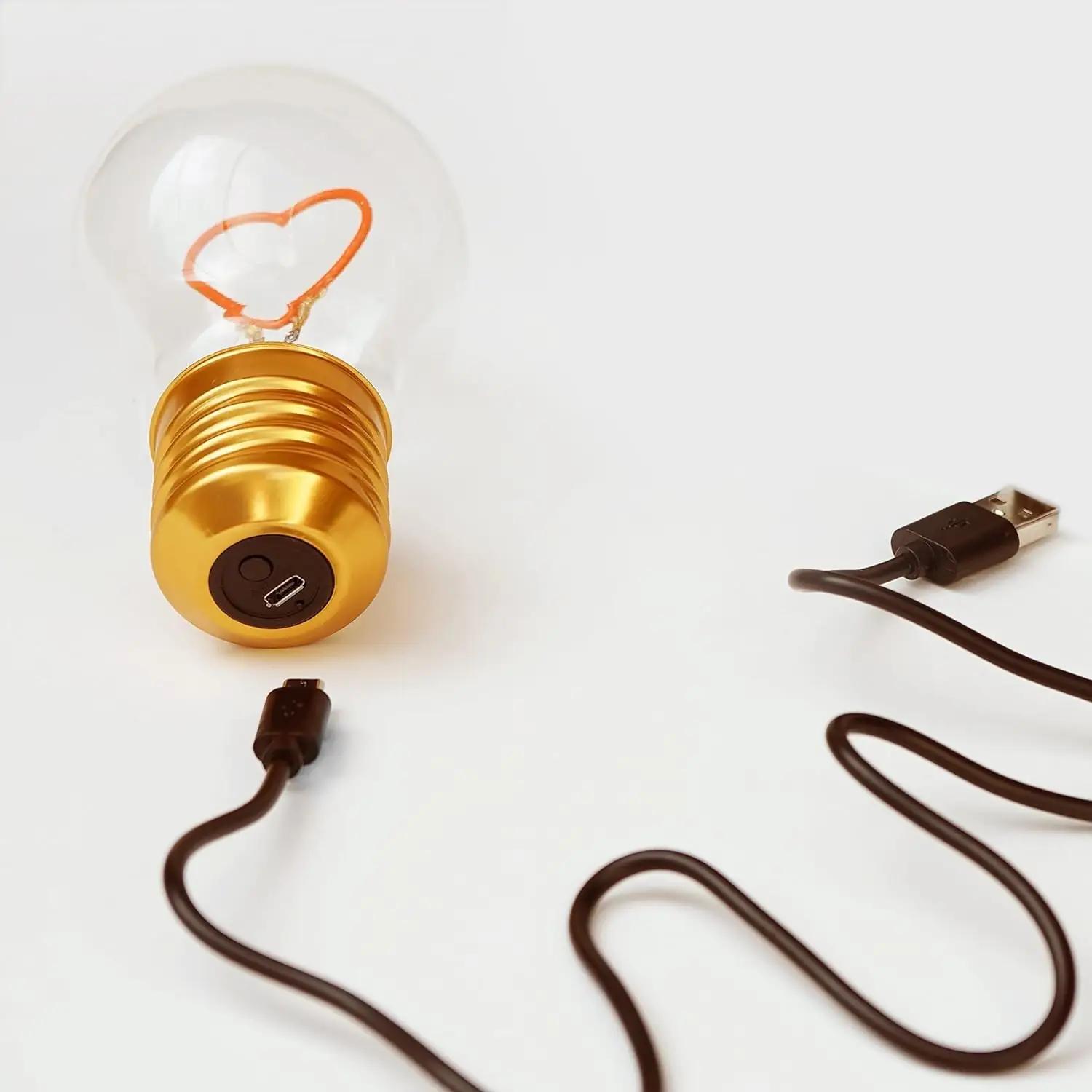BHMAOYN romantiline LED-südamelähedusega lamp — õrnaks – kasutusnäide