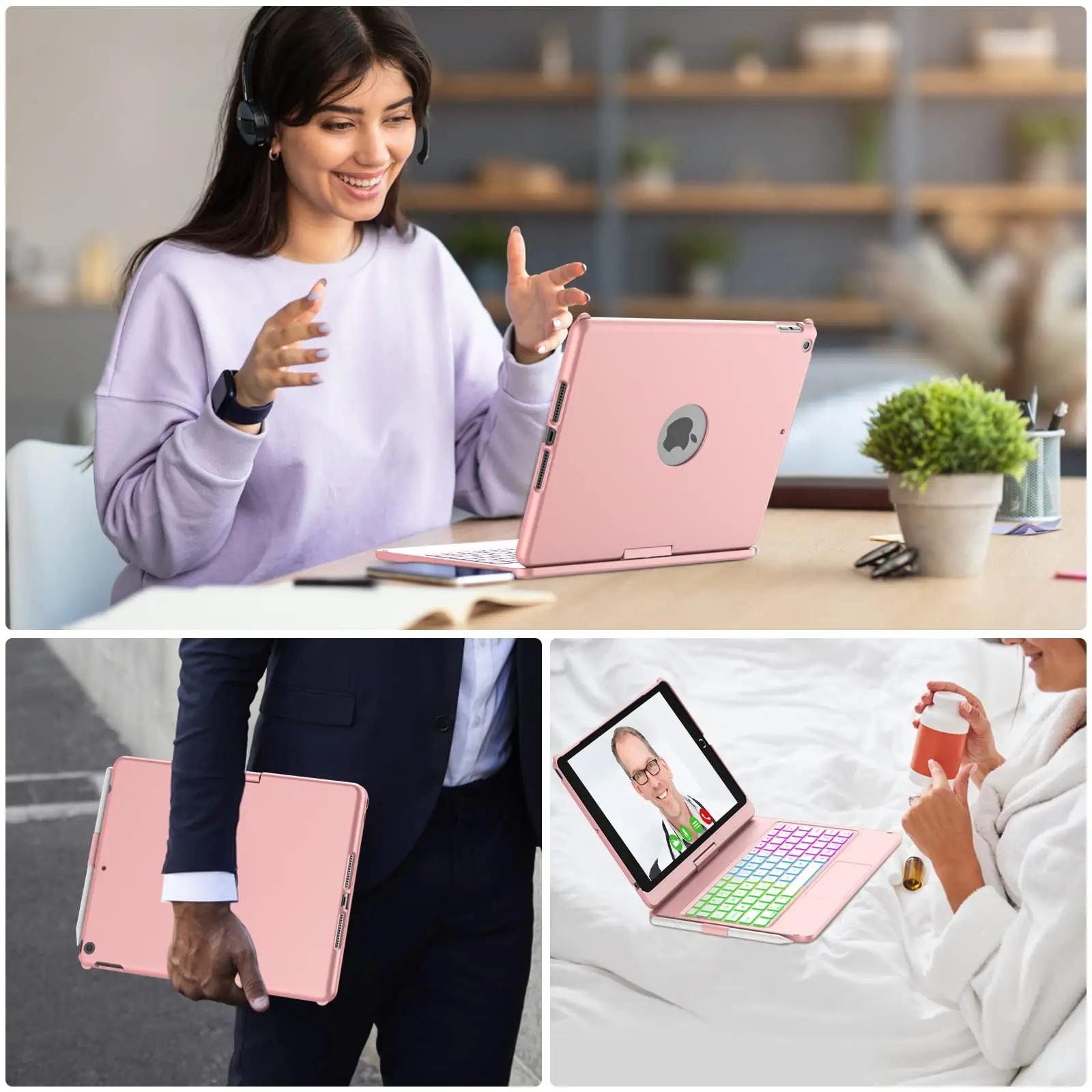 aMZCaSE iPad 10.2 kaitseümbris koos Bluetooth-klahvistikuga – pilt 8