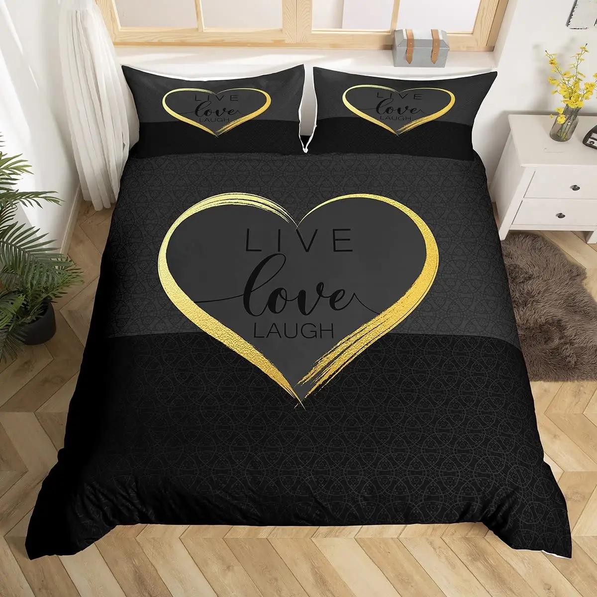 Homemissing moodne mikrofibra voodipesu 240×260 cm romantiline