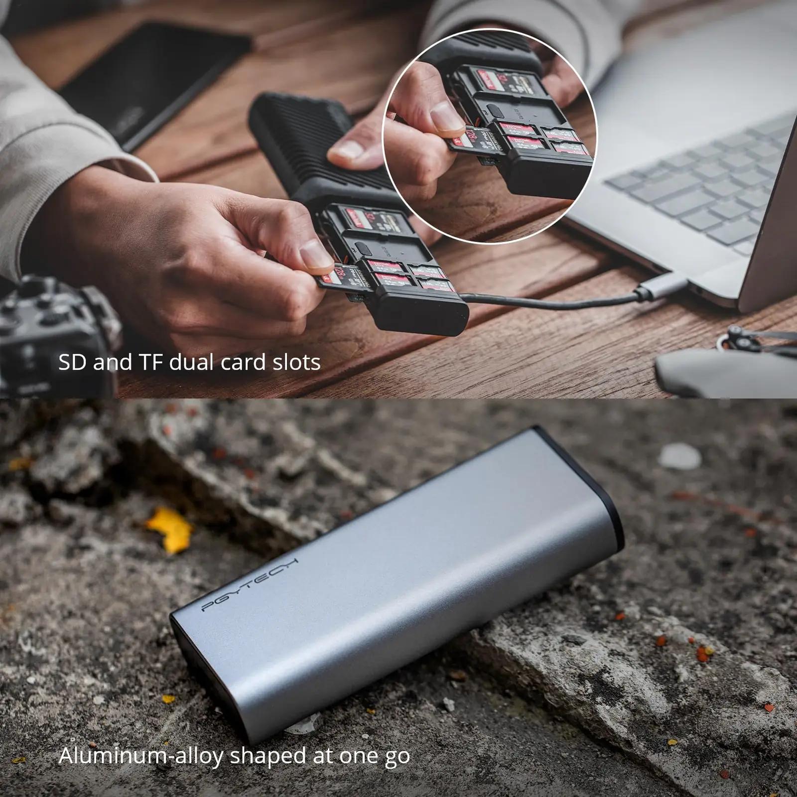 PGYTECH kompaktne USB-C SD-kaardilugeja — kiire ülekandearvutus – lisavaade