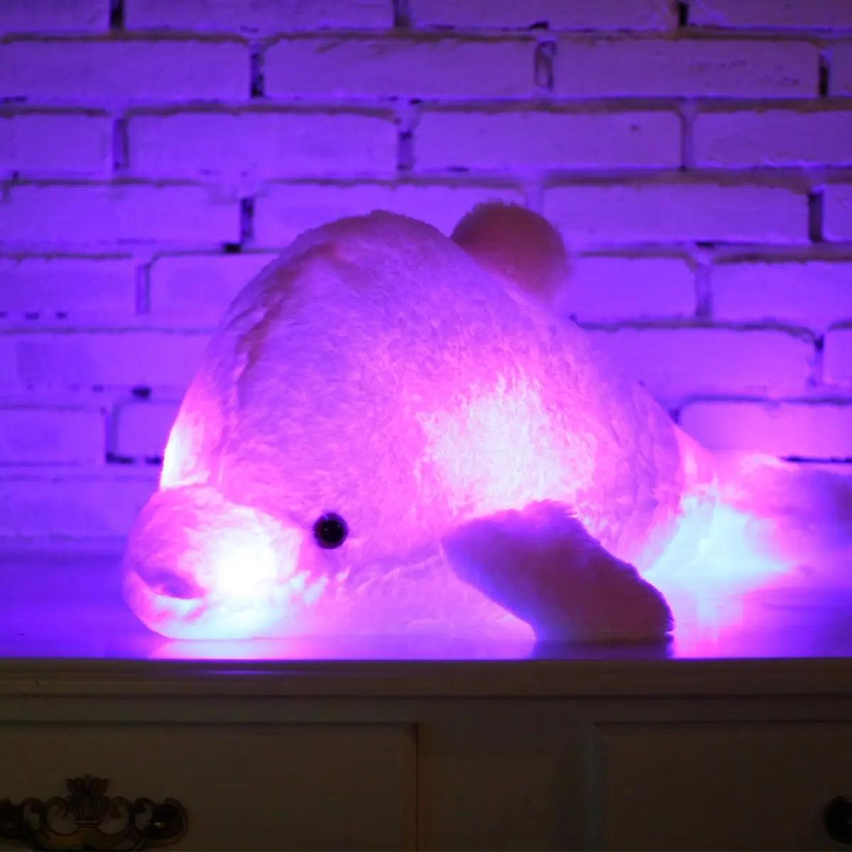 Zinsale pehme LED-delfiin 30 cm — öölamp ja dekoratsioon
