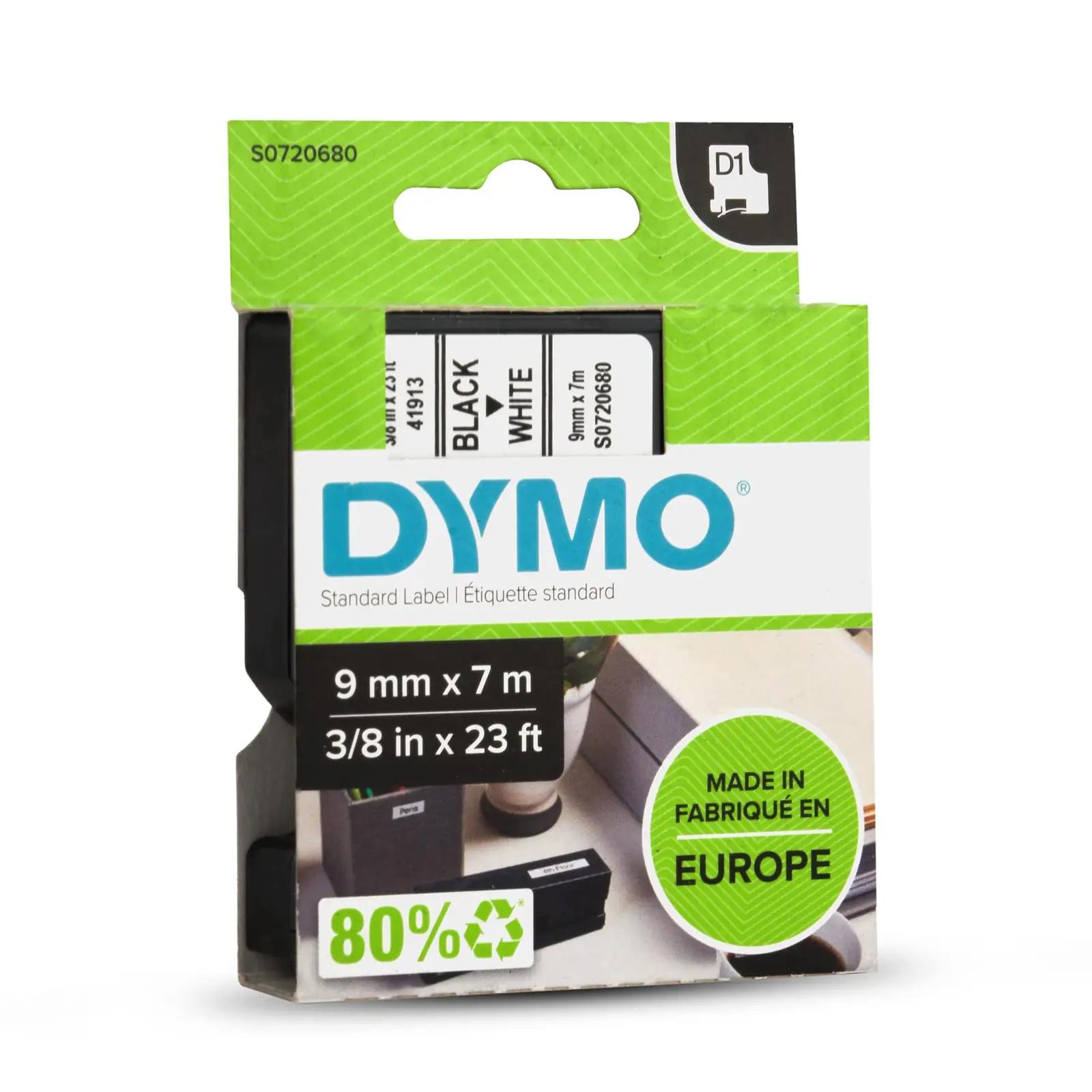 DYMO silditeip 5-pakk 9 mm x 7 m — vastupidav märgistamiseks – detailne vaade