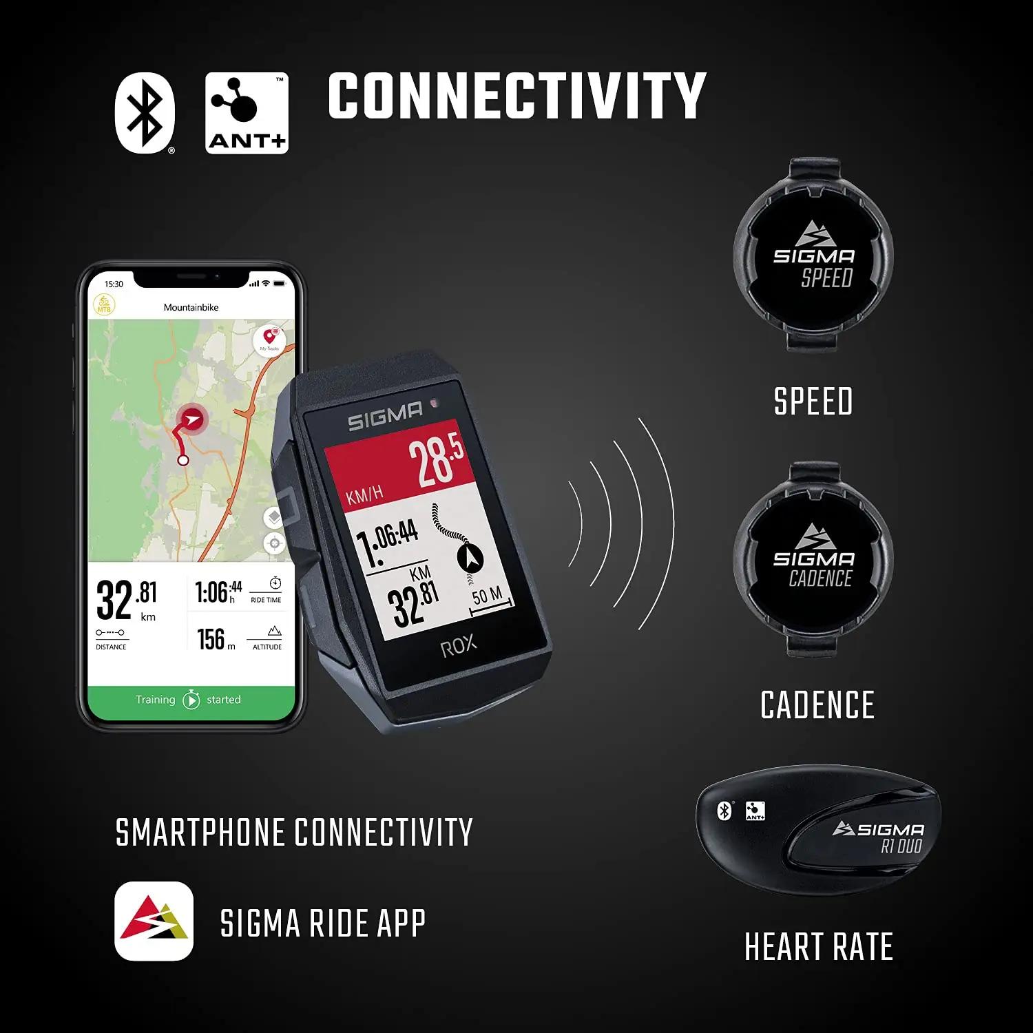 SIGMA ROX 11.1 EVO – täpne GPS-sõiduarvuti ja sensorikomplekt – lisavaade
