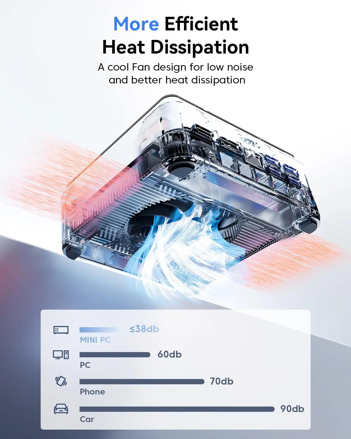 NiPoGi kompaktne metallist mini-PC — ideaalne kodu- ja – pilt 7