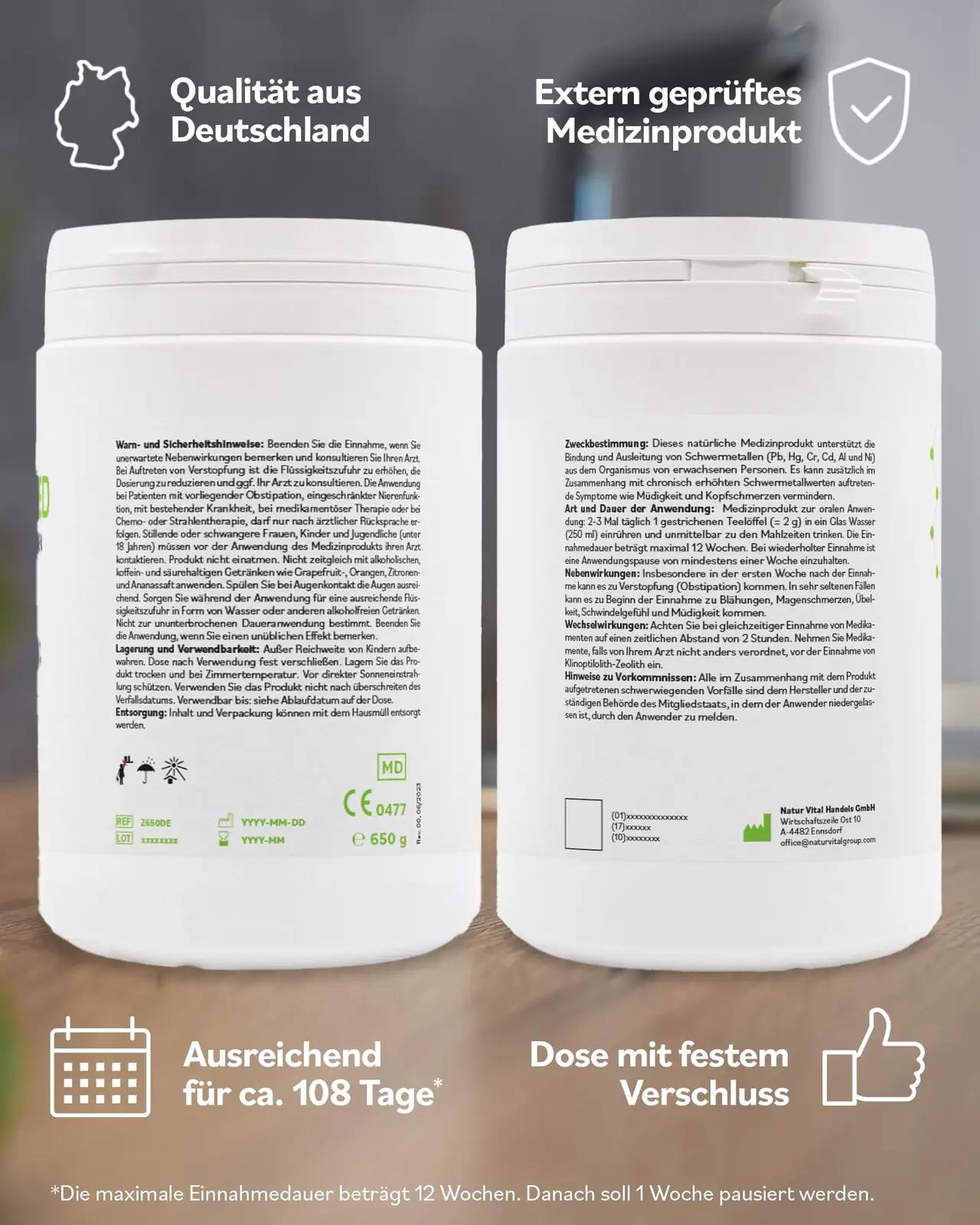 ZeolithMED Vulkanmineralien 100% zeoliit – lisavaade