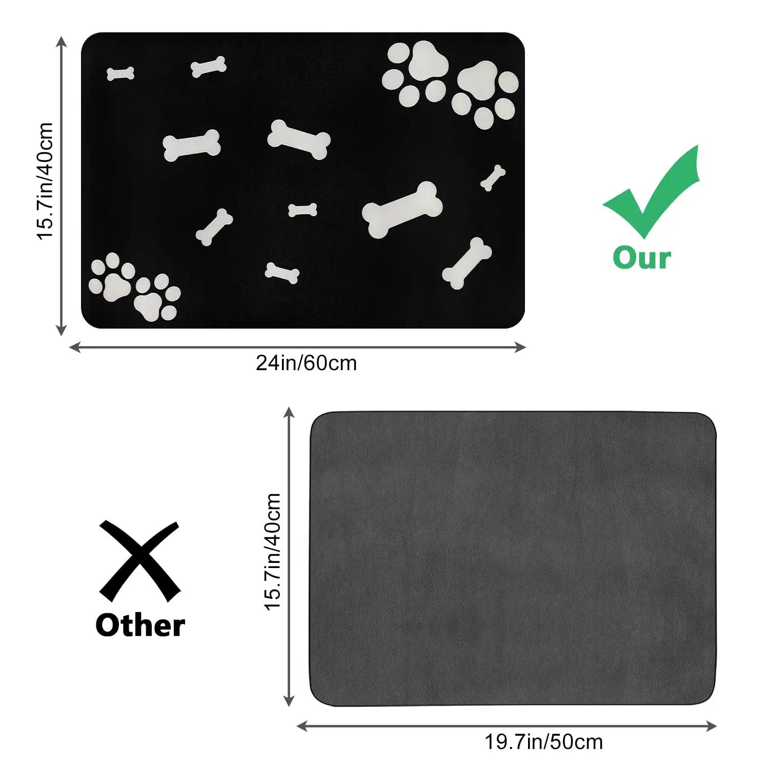 Lurowo vastupidav koeratoidumatt 40×60 cm – libisemiskindel – pilt 6